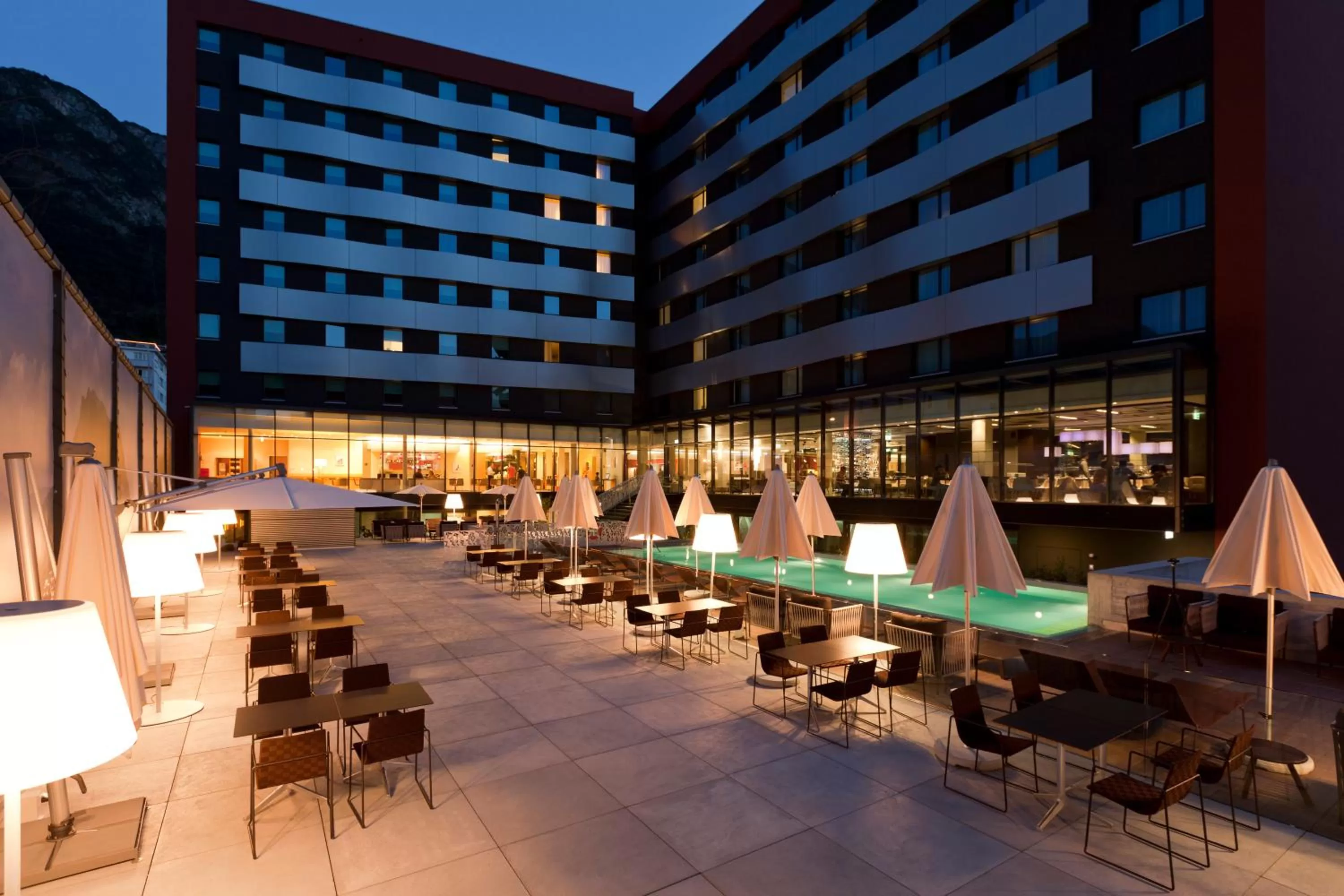 Balcony/Terrace in Novotel Lugano Paradiso