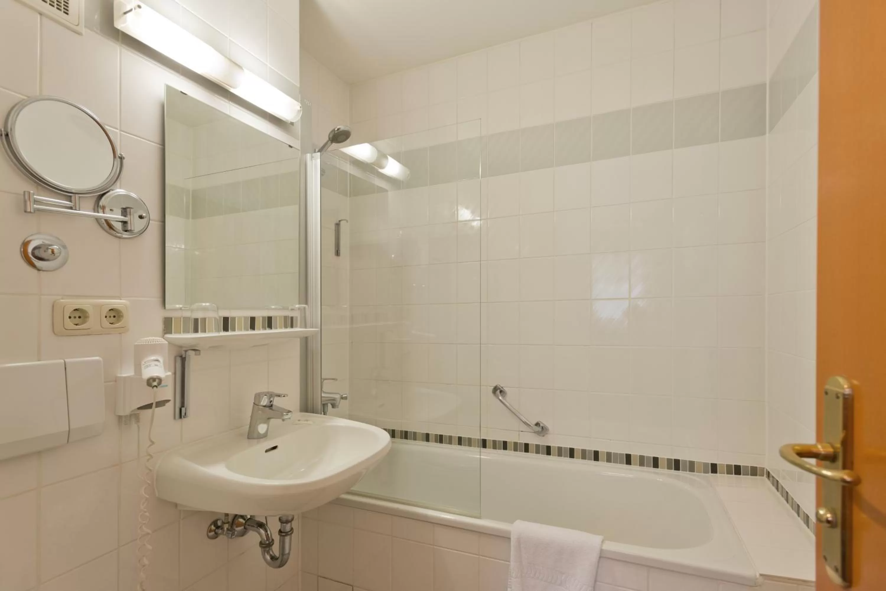 Shower, Bathroom in Hotel Hohenaschau