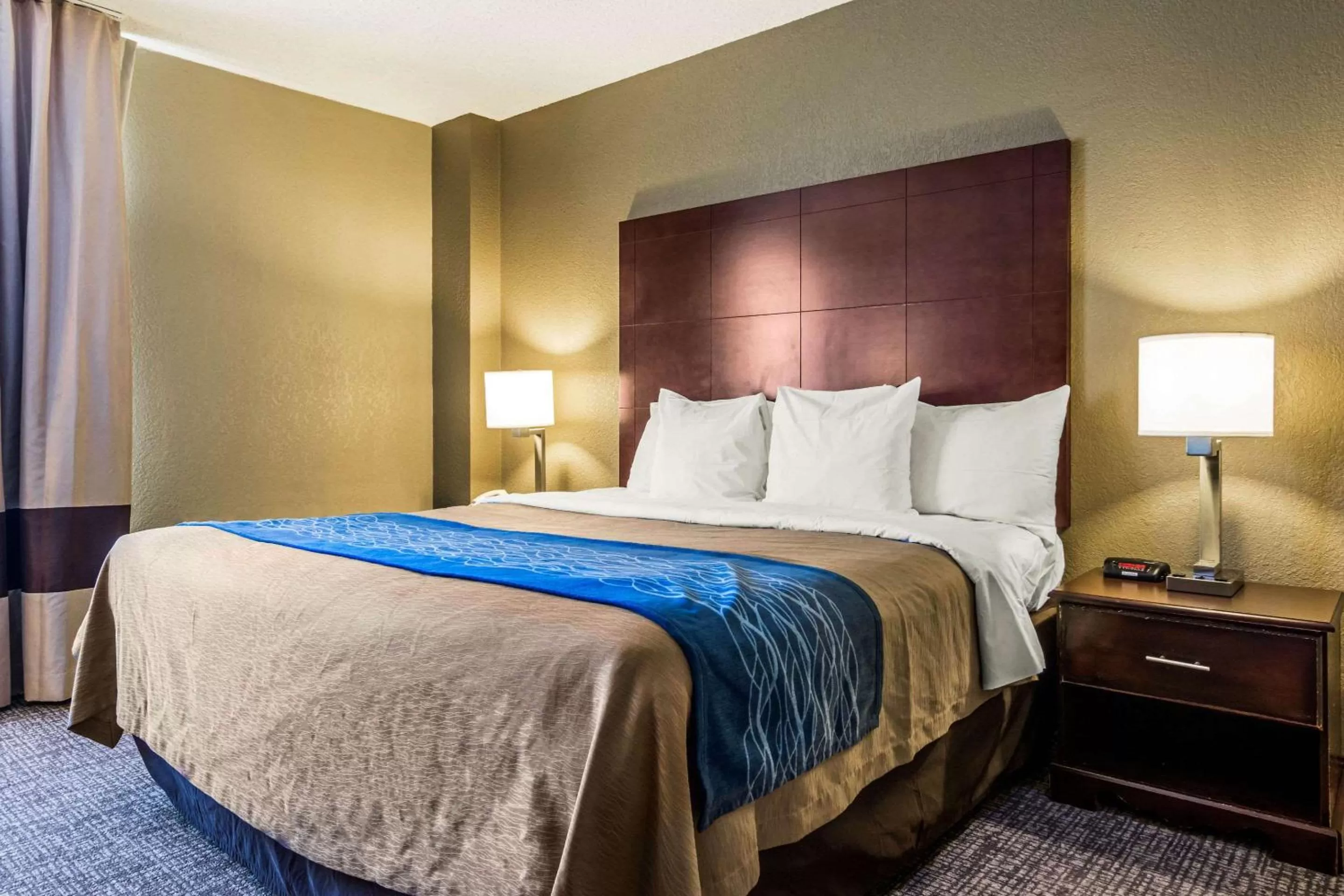 Photo of the whole room, Bed in Comfort Inn Atlanta Downtown South