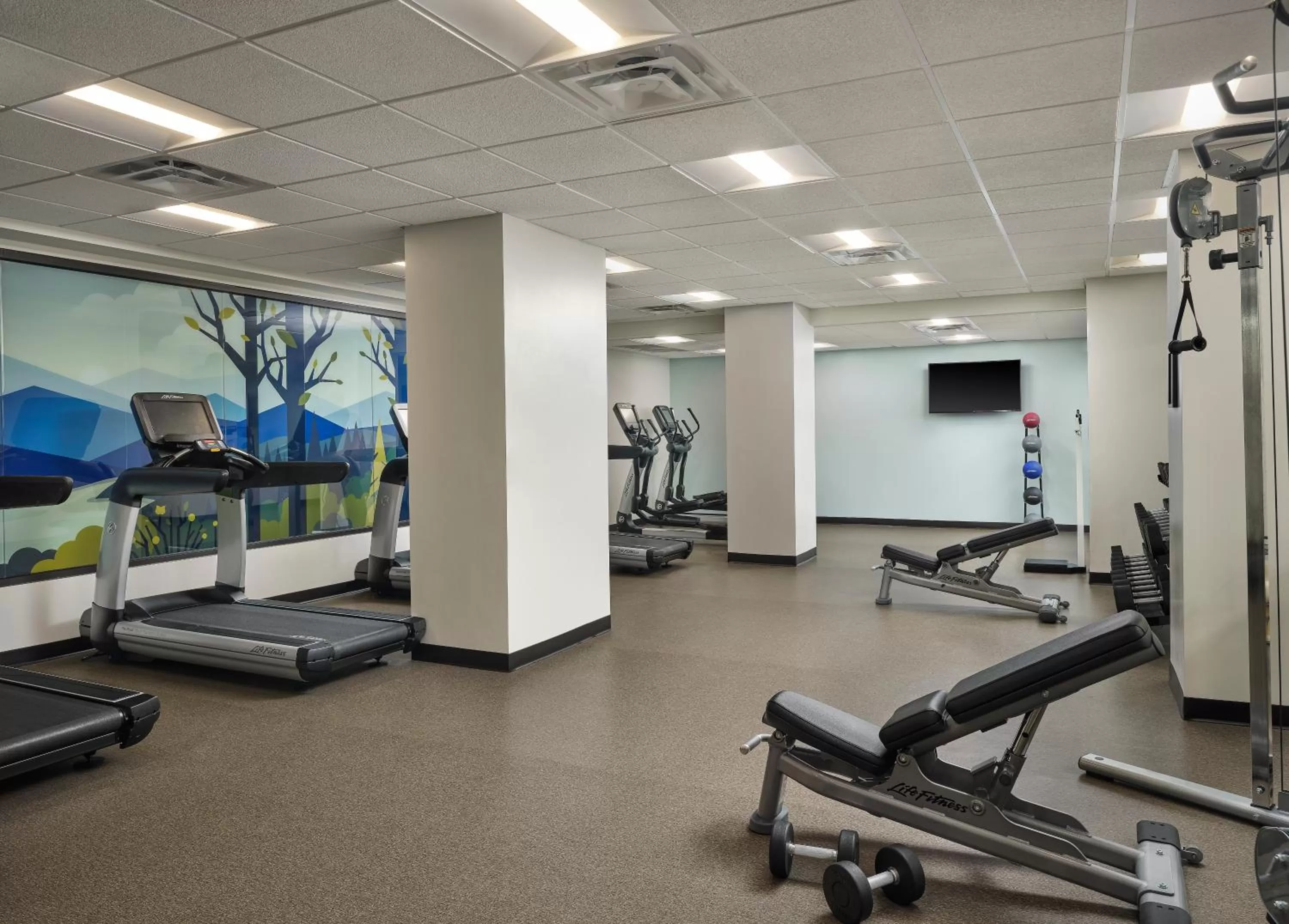 Fitness centre/facilities in Hyatt Place Knoxville/Downtown