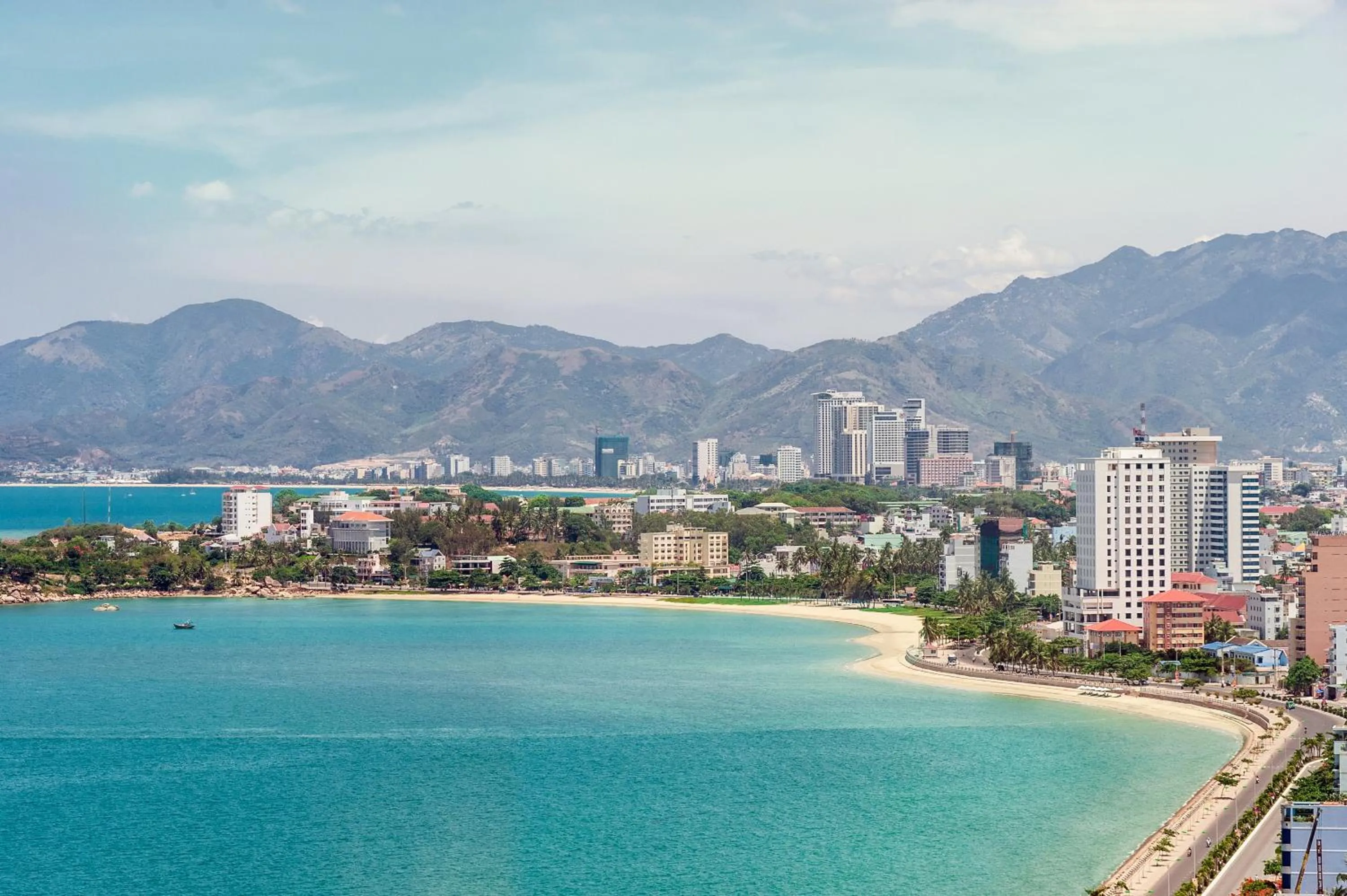 Beach in Muong Thanh Grand Nha Trang Hotel