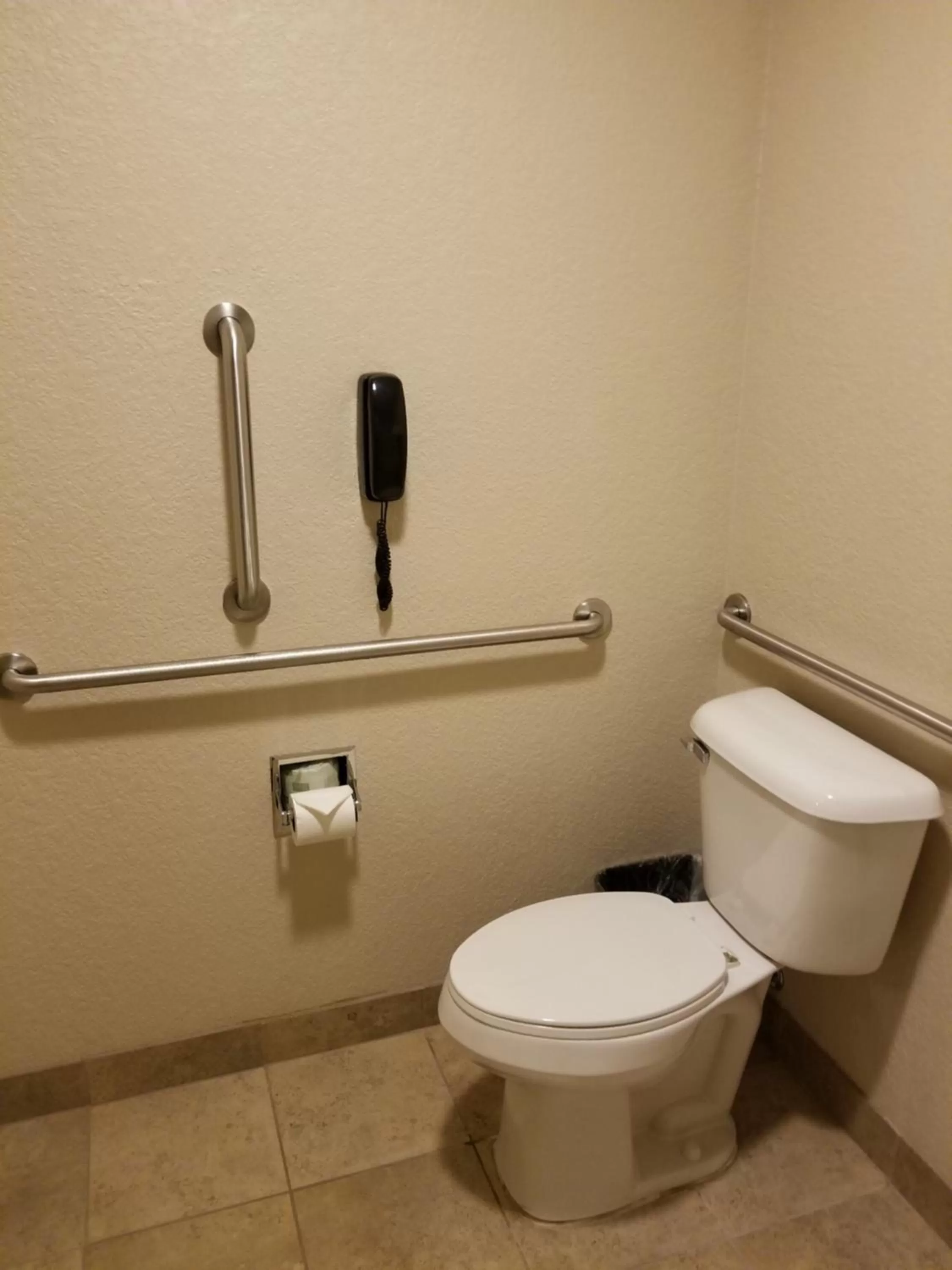 Toilet in Cobblestone Inn & Suites - Clarion