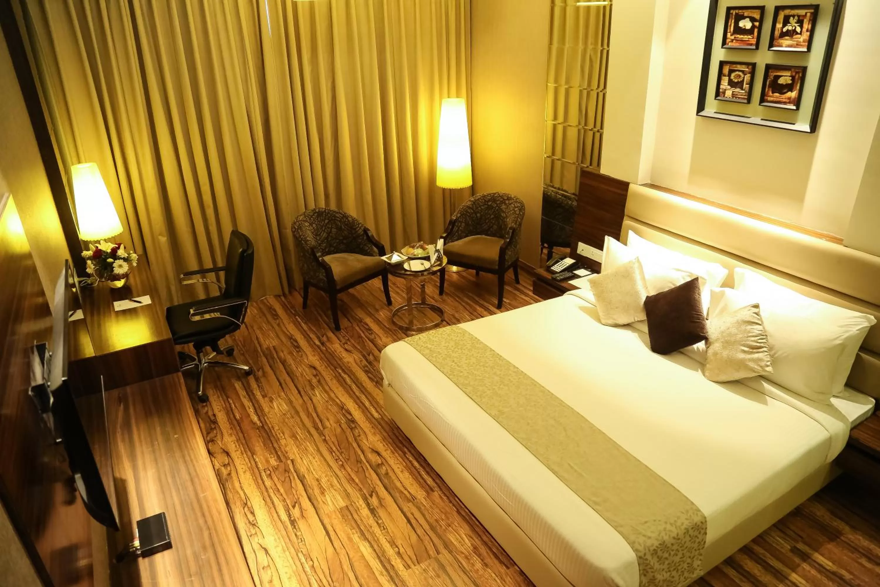 Bed in The Vivaan Hotel & Resorts Karnal