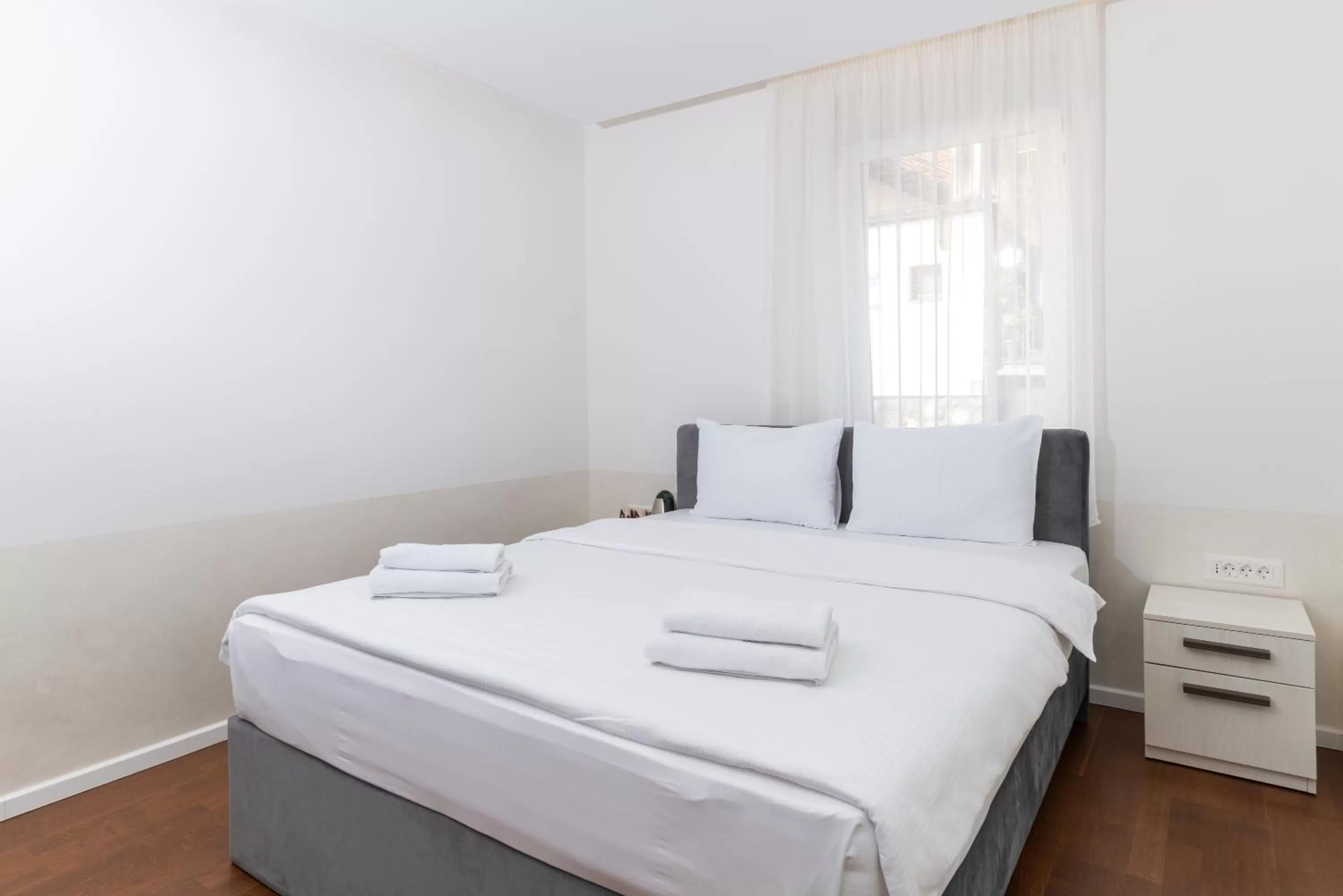 Bedroom, Bed in Ornament Hotel and Apartments