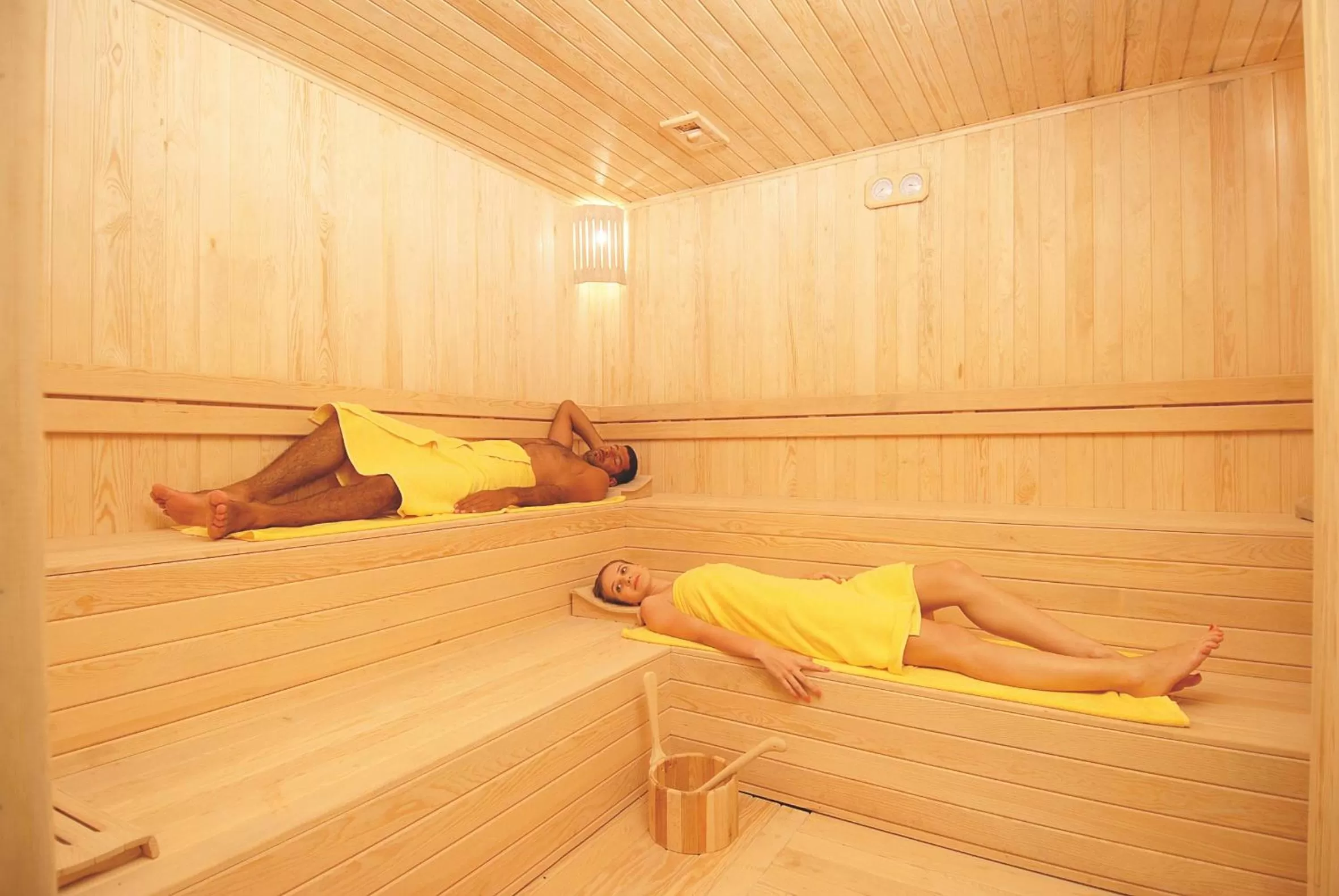Sauna in Bilem Hotel Beach & Spa