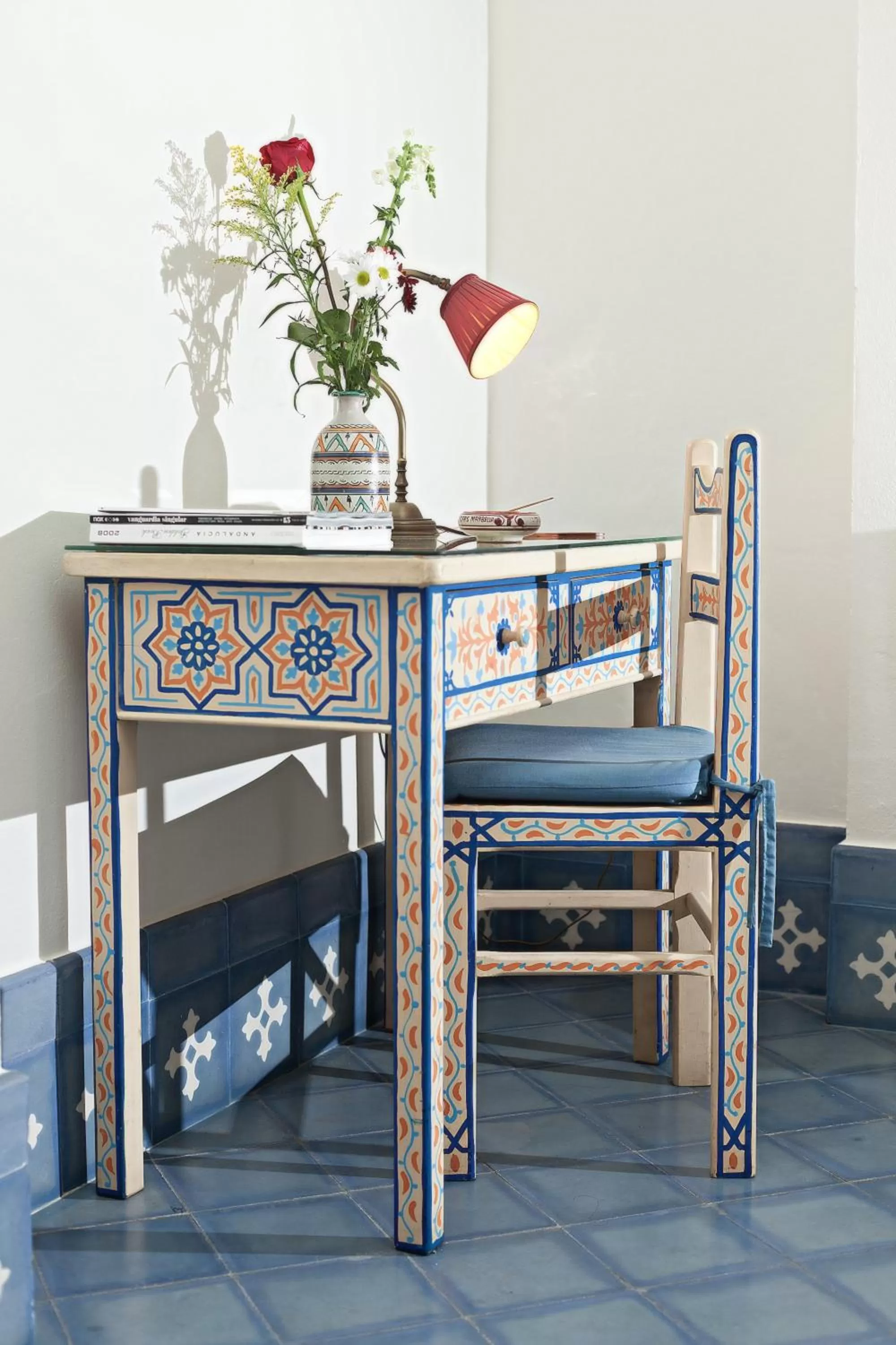 Decorative detail in Alcoba del Rey de Sevilla