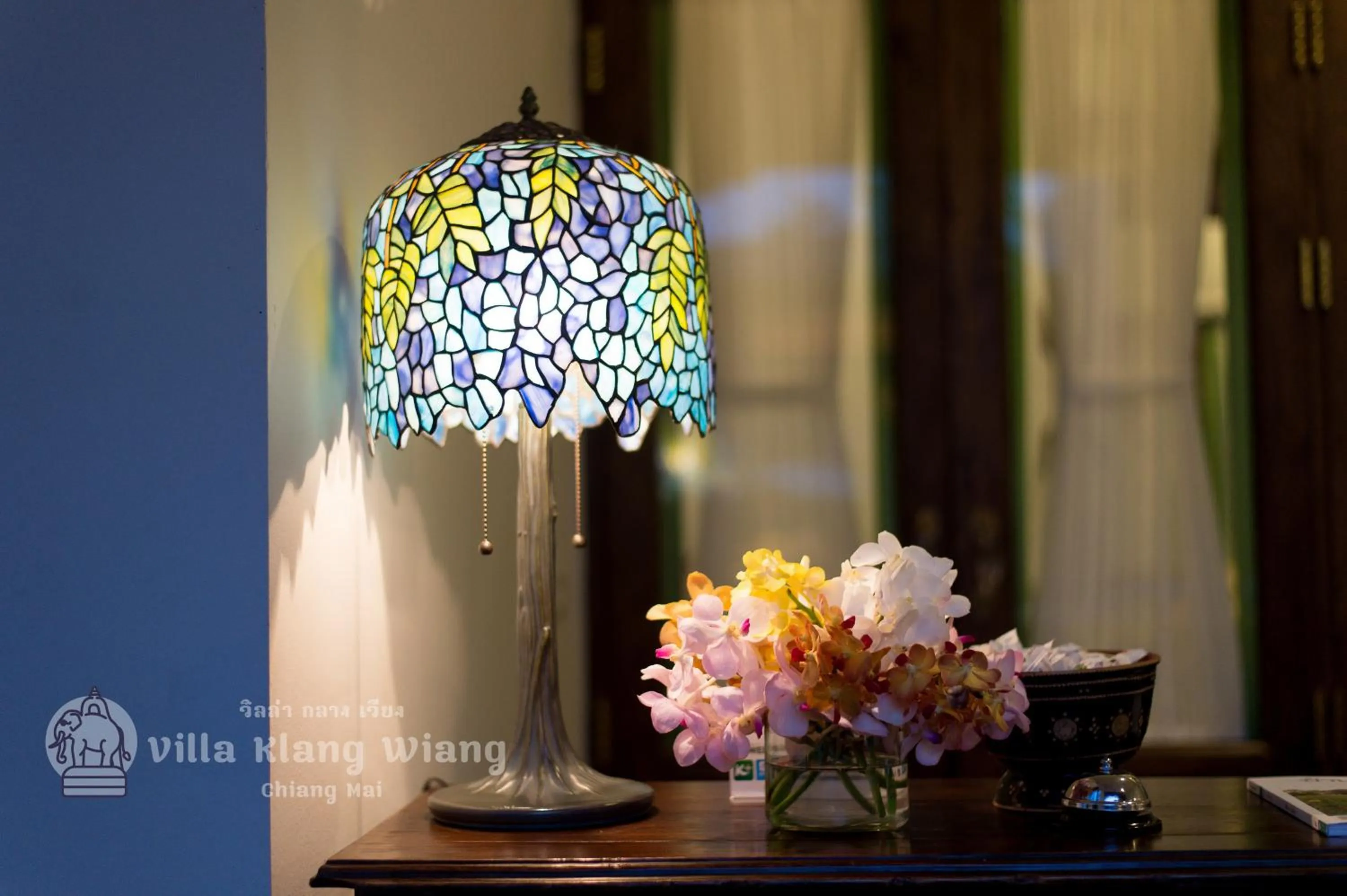 Decorative detail in Villa Klang Wiang