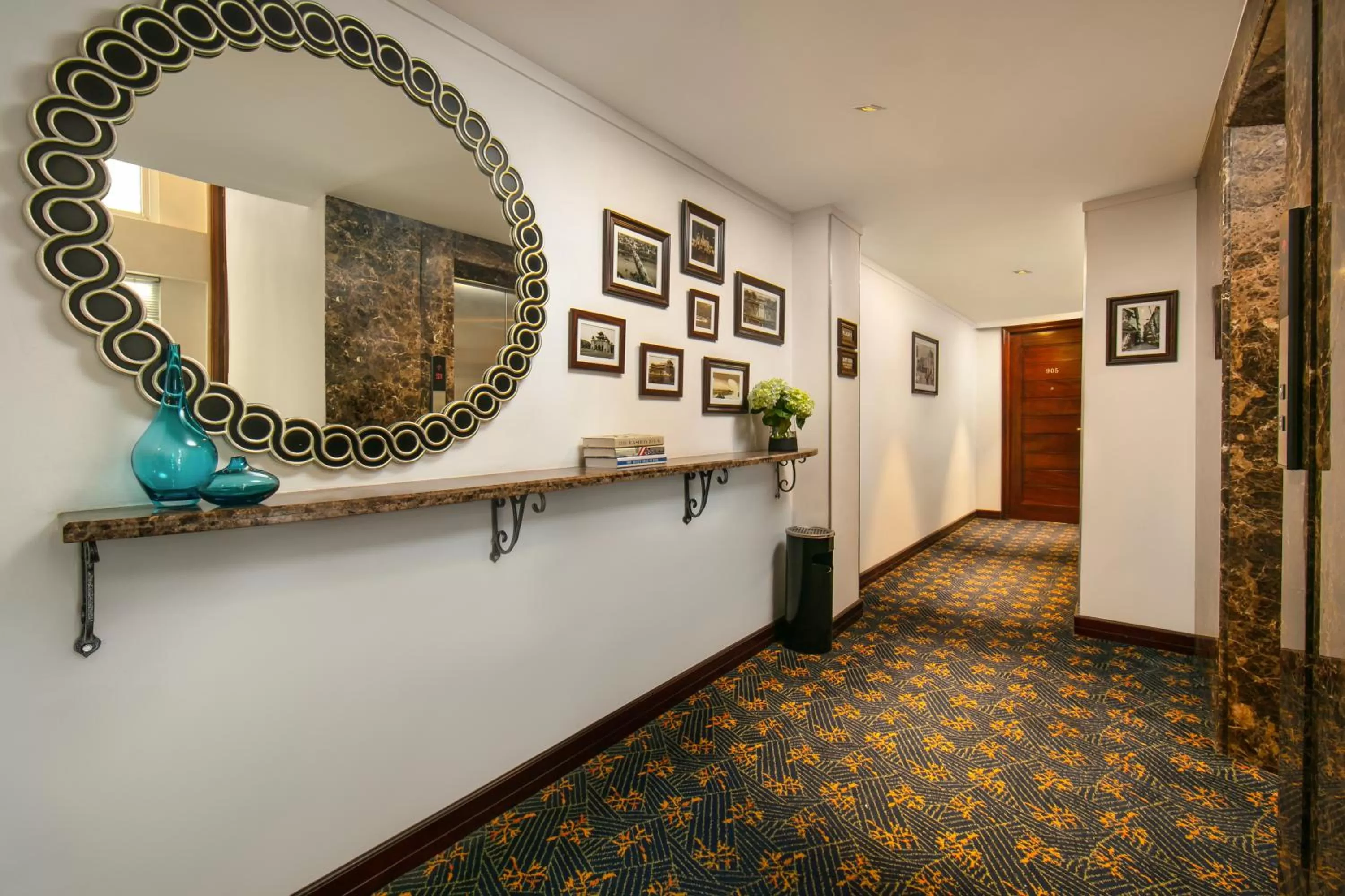 Decorative detail in La Nueva Boutique Hotel Hanoi & Spa