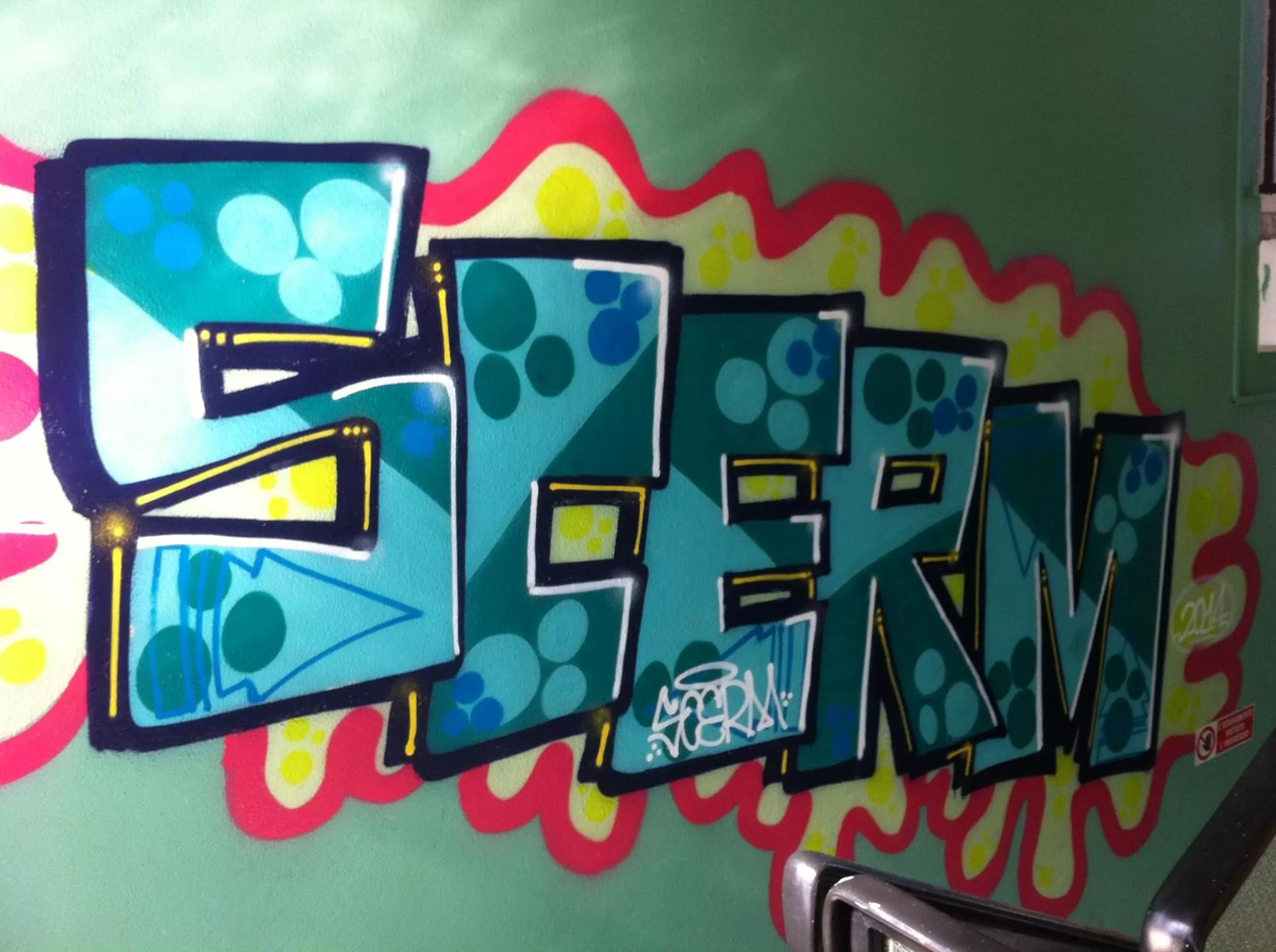 Decorative detail in Hotel Berlino