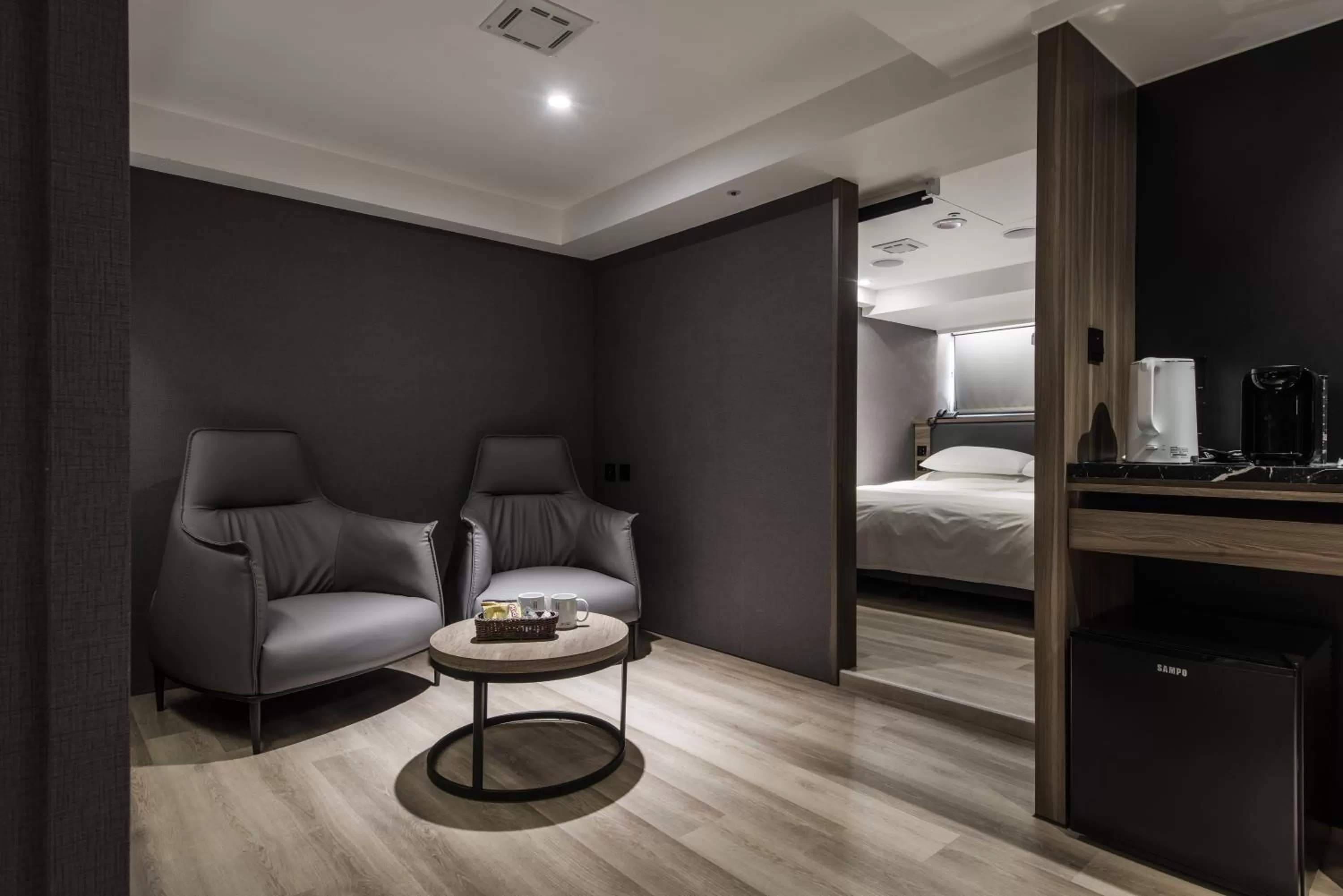 Bed in Autumn Willow Hotel