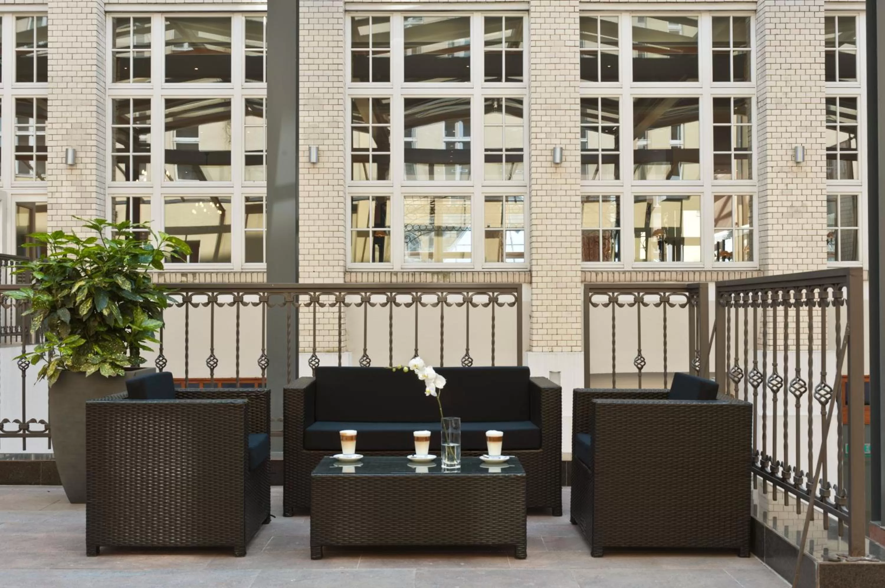 Patio in Wyndham Garden Berlin Mitte