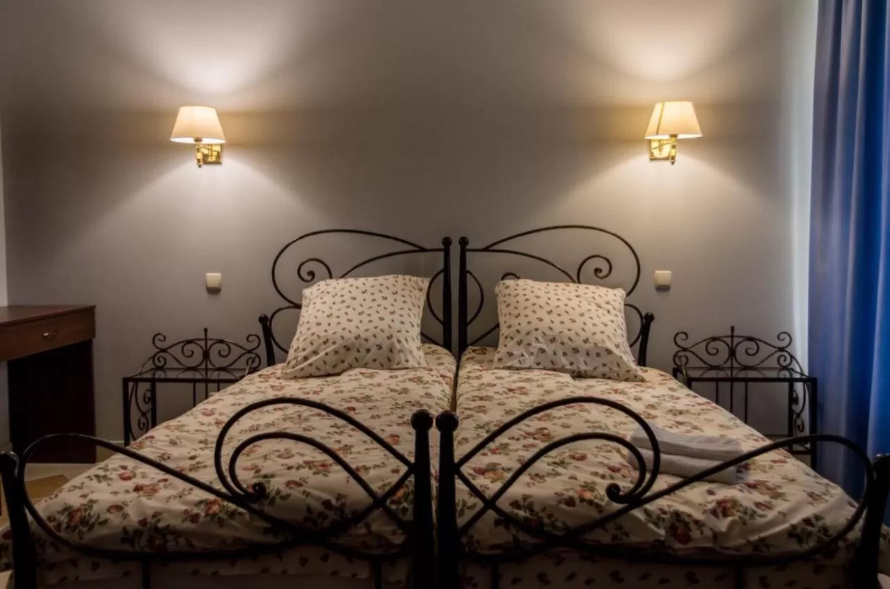 Bed in Ermitazh Hotel Complex