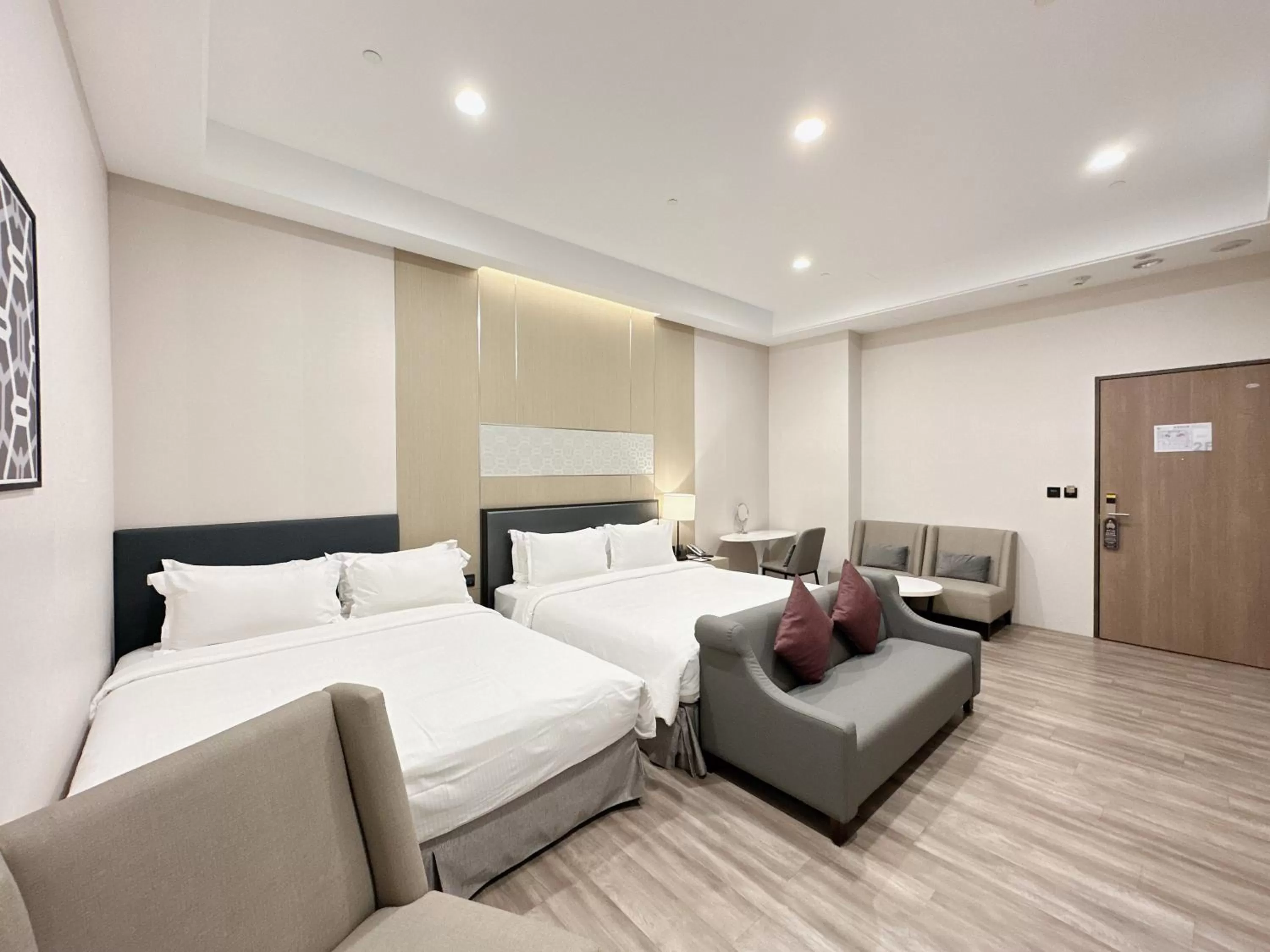 Bed in 台南星鑽國際商旅 Hua Hotel