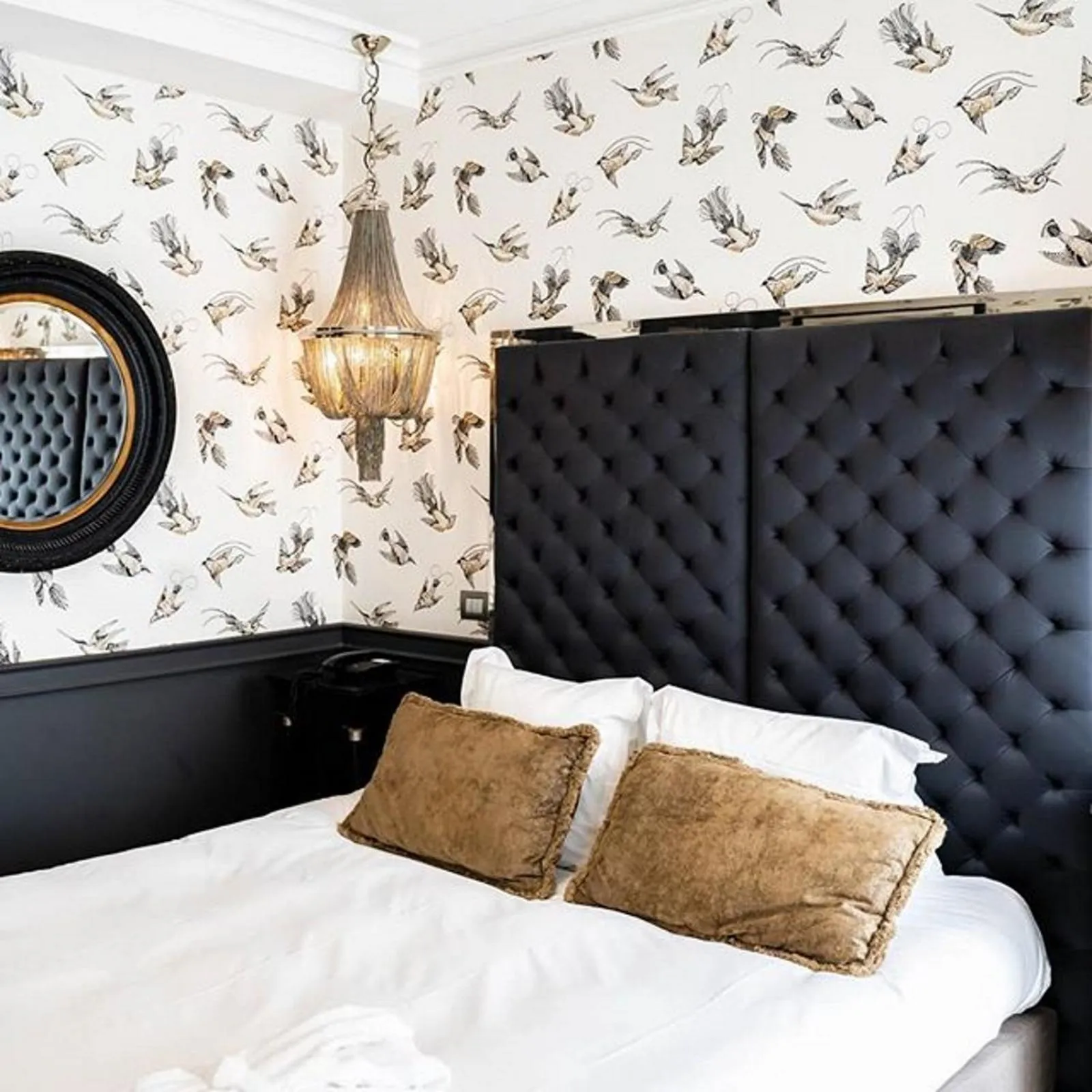 Bed in Hôtel George Washington