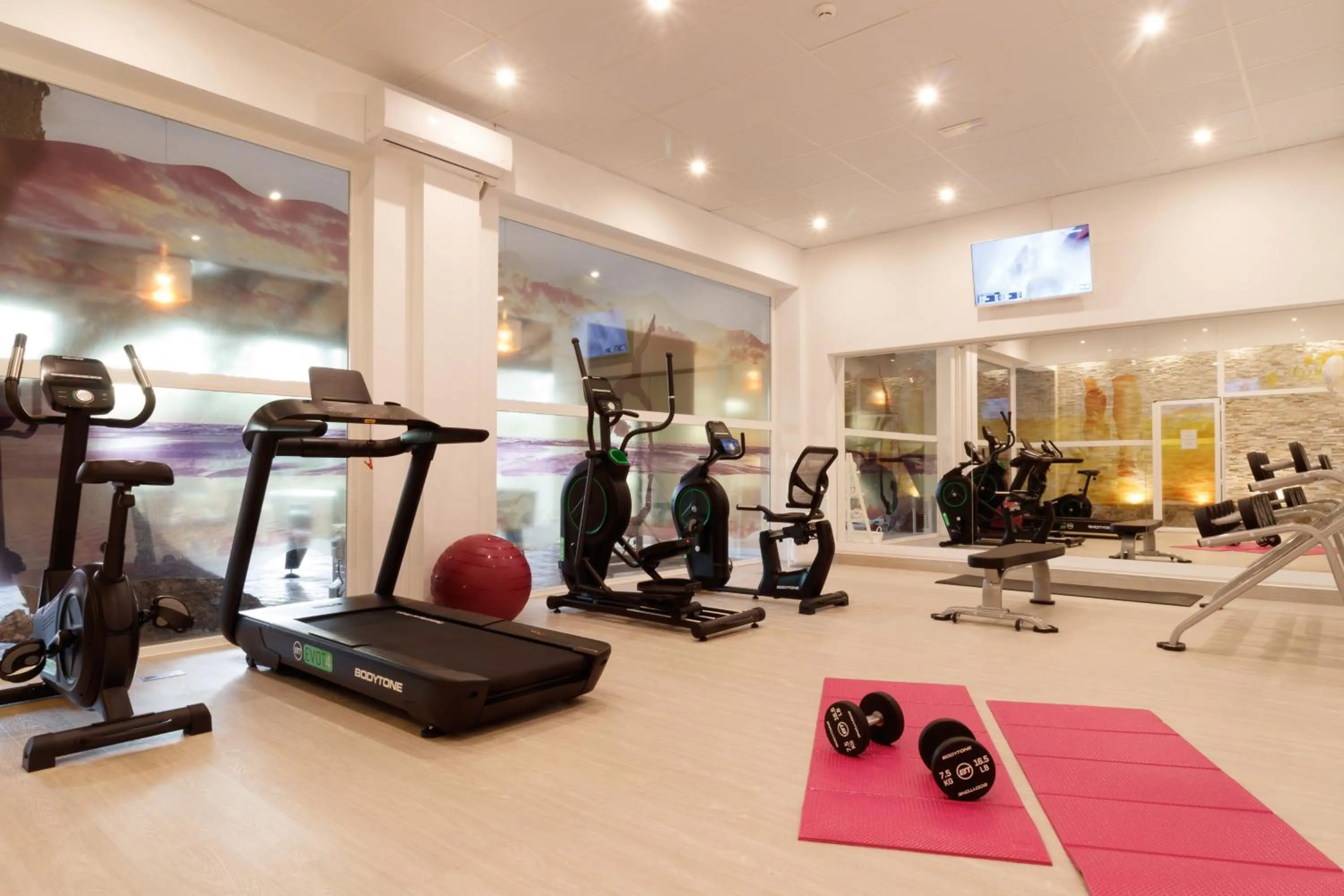 Fitness centre/facilities in Hotel Baviera