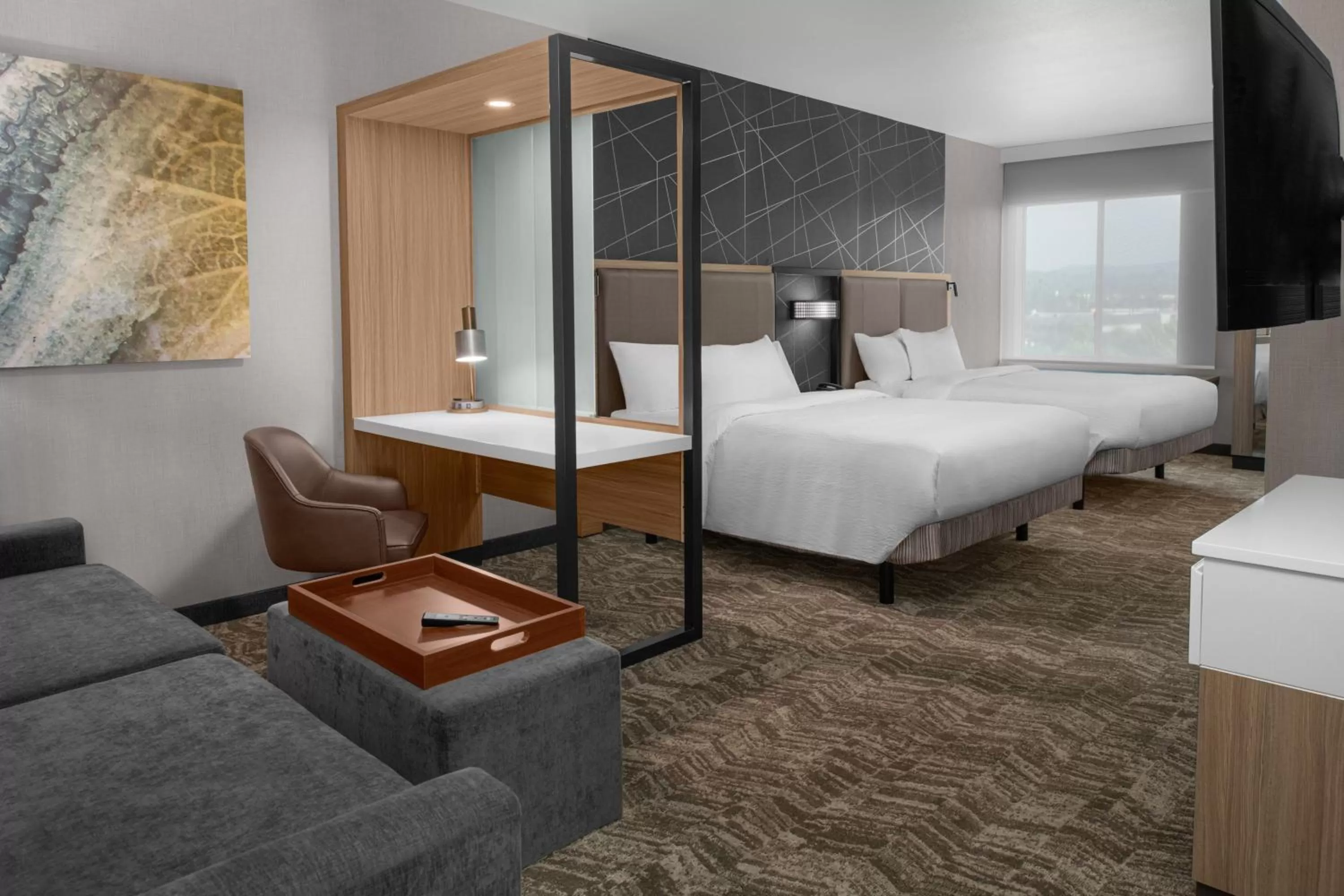 Bedroom, Bed in SpringHill Suites by Marriott Riverside Redlands