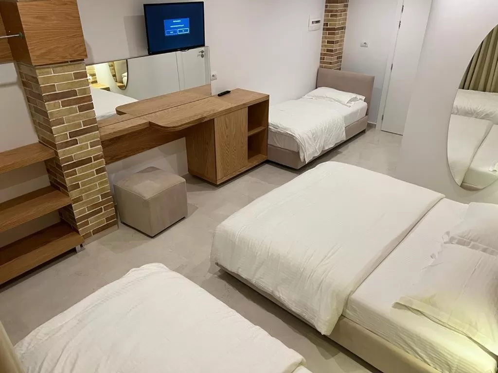 Bed in Hotel Piccolino