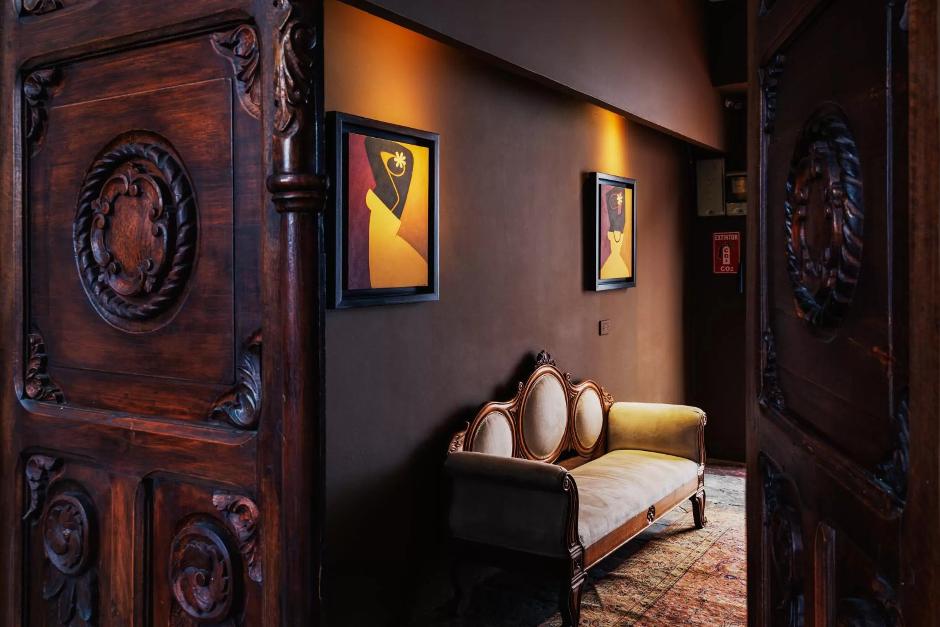 Living room in Hotel Casa Gardenia