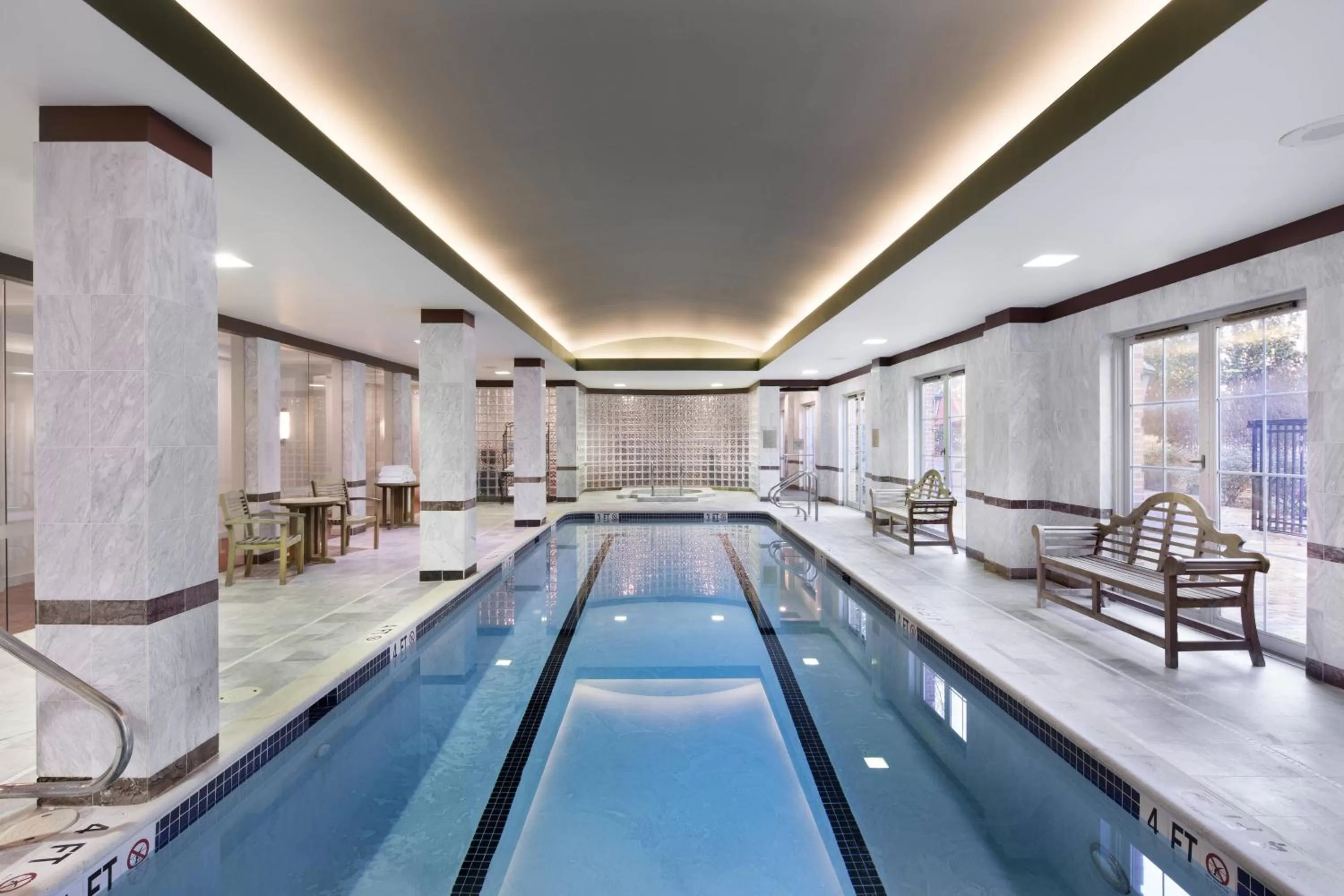 Swimming pool in Westfields Marriott Washington Dulles