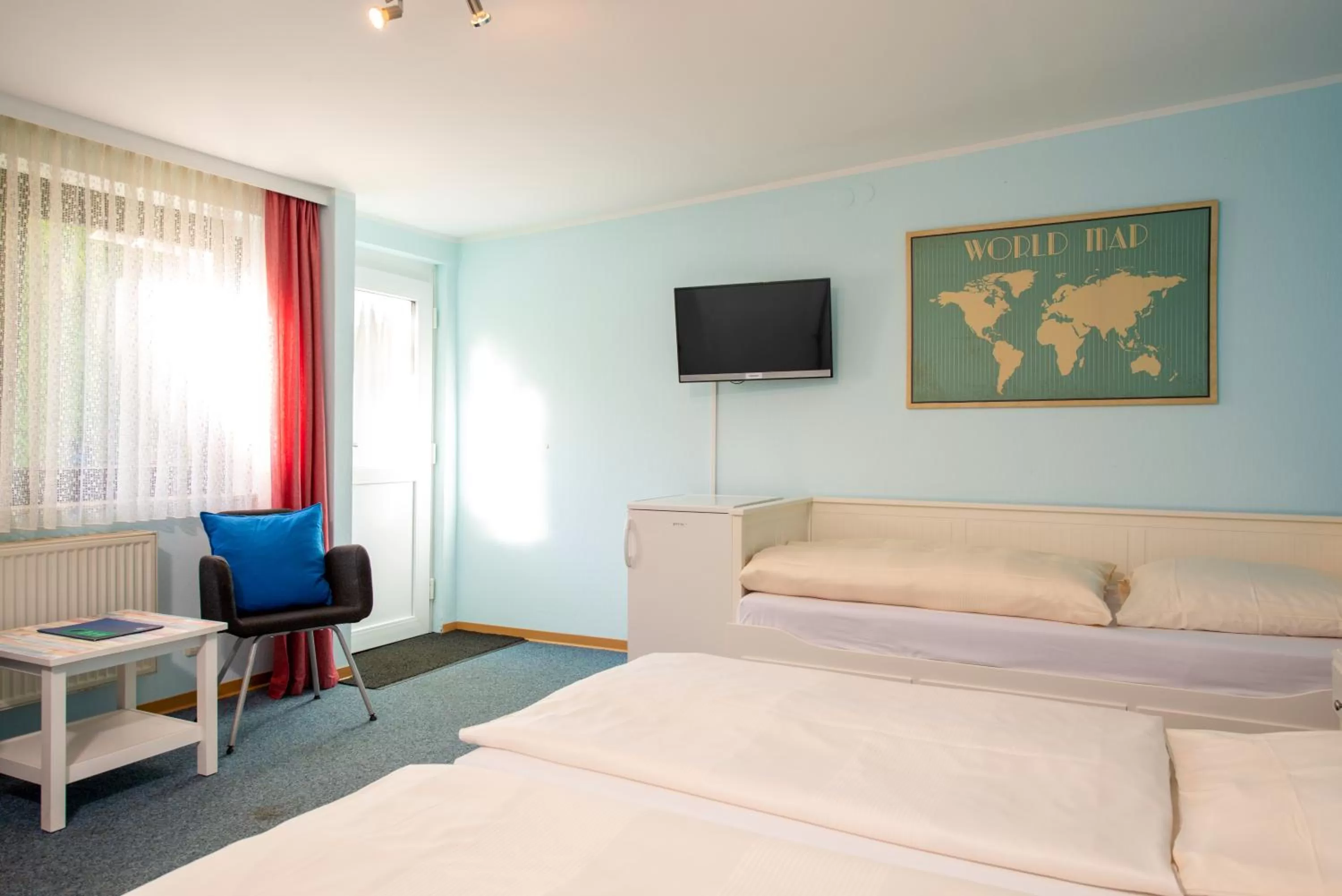 Bed in Hotel Heldt Dependance