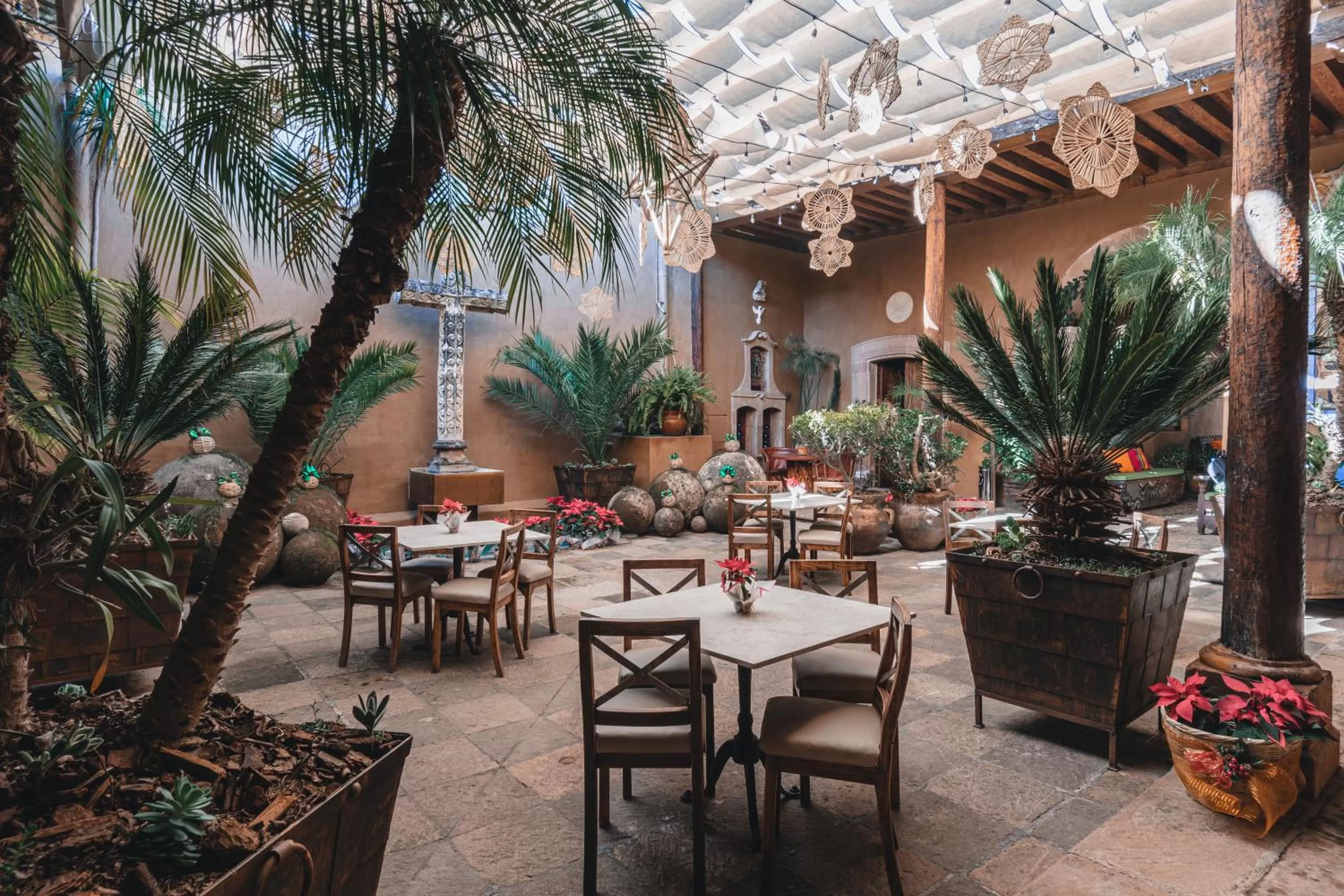 Patio in El Edén Hotel Boutique