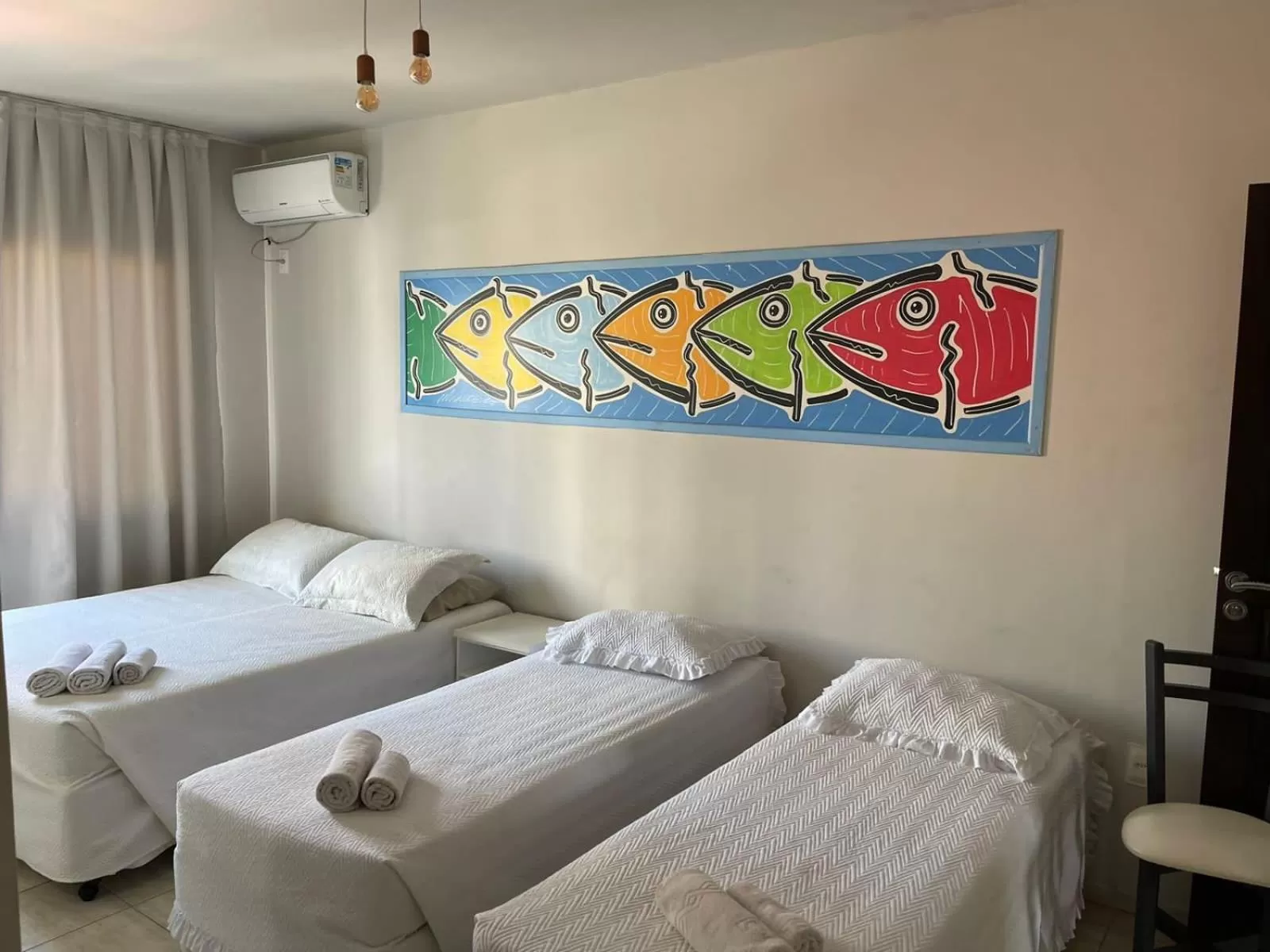 Bed in Shallom Hotel