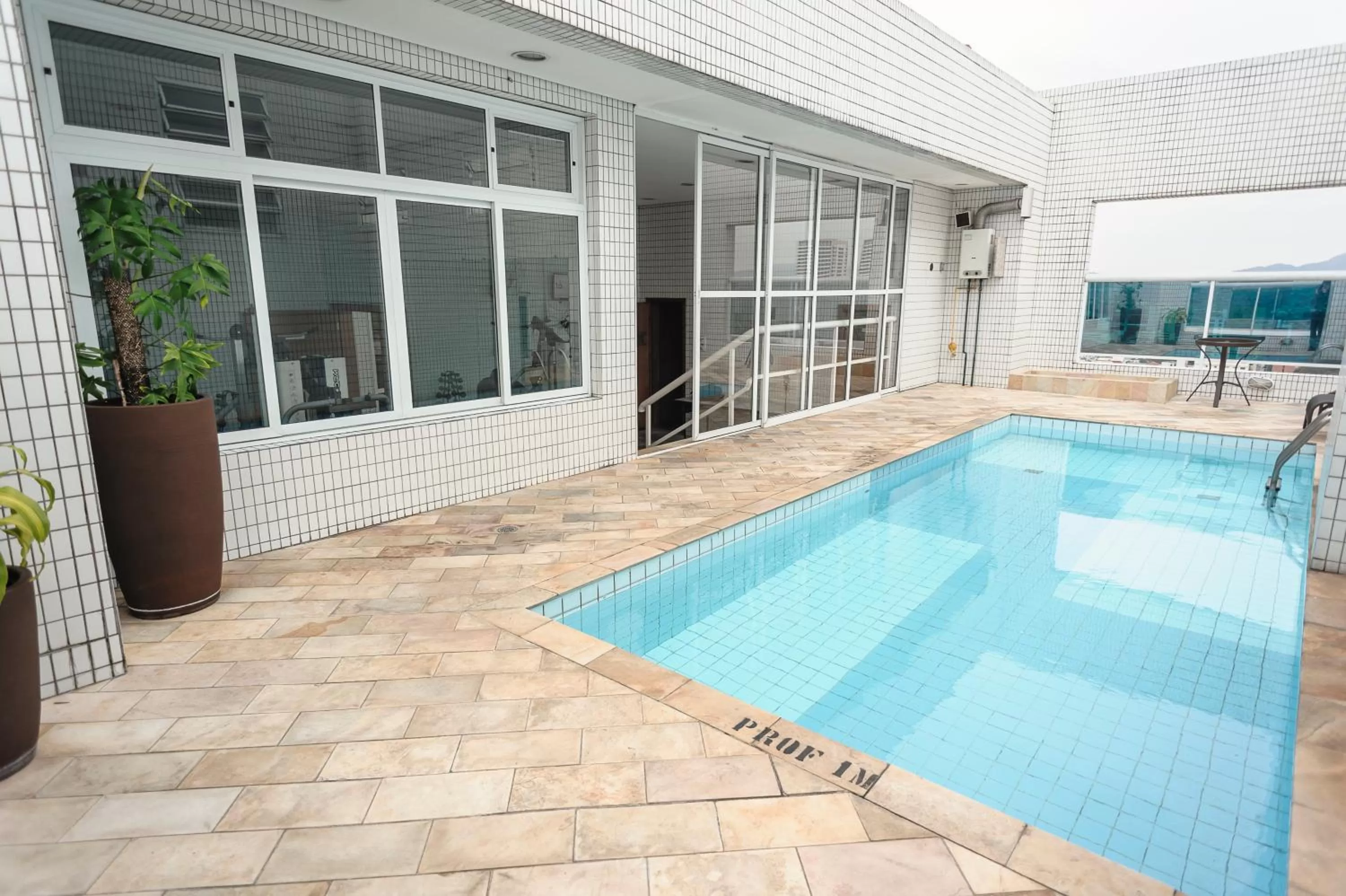 Pool view in Hotel The Premium