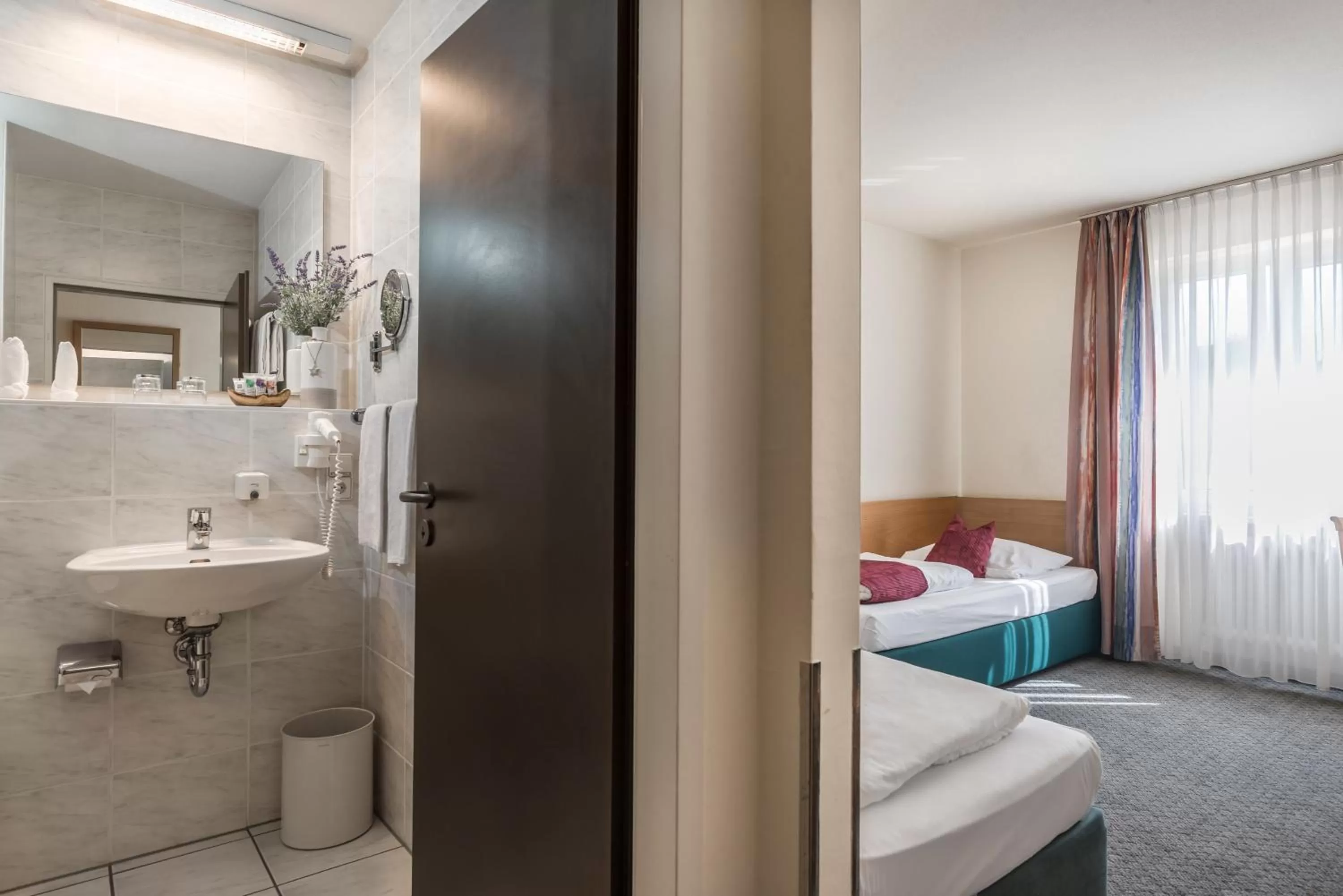 Photo of the whole room, Bed in Hotel Am Moosfeld