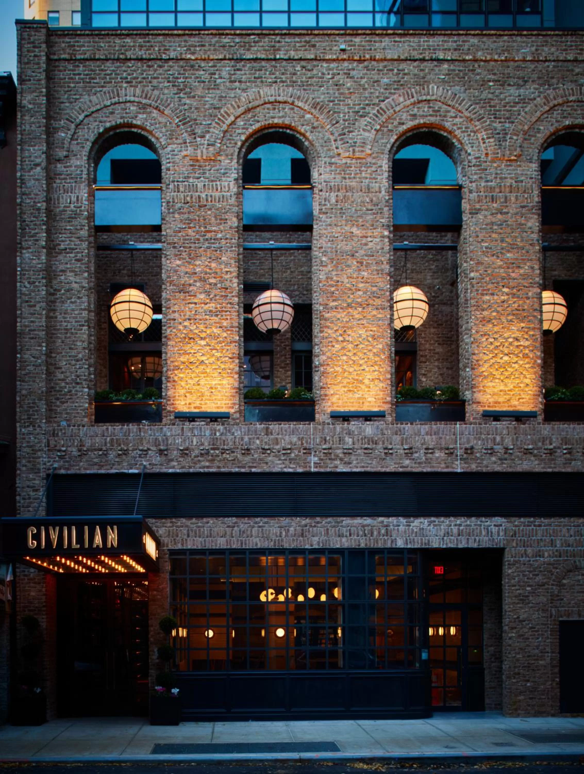 Facade/entrance in CIVILIAN Hotel