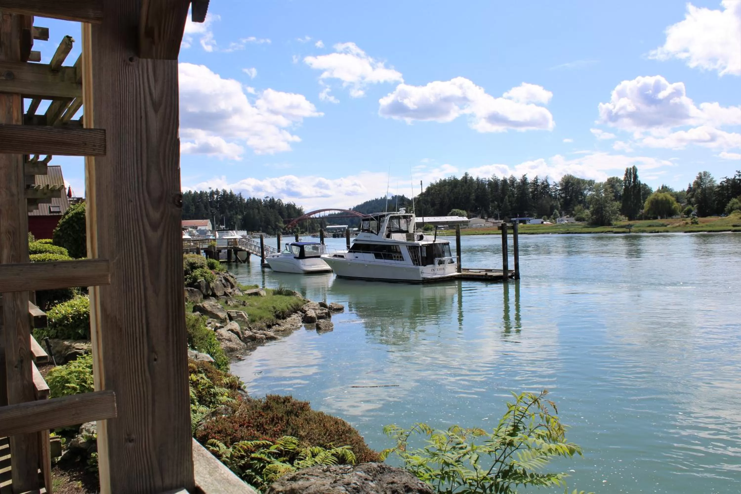 Natural landscape in La Conner Channel Lodge