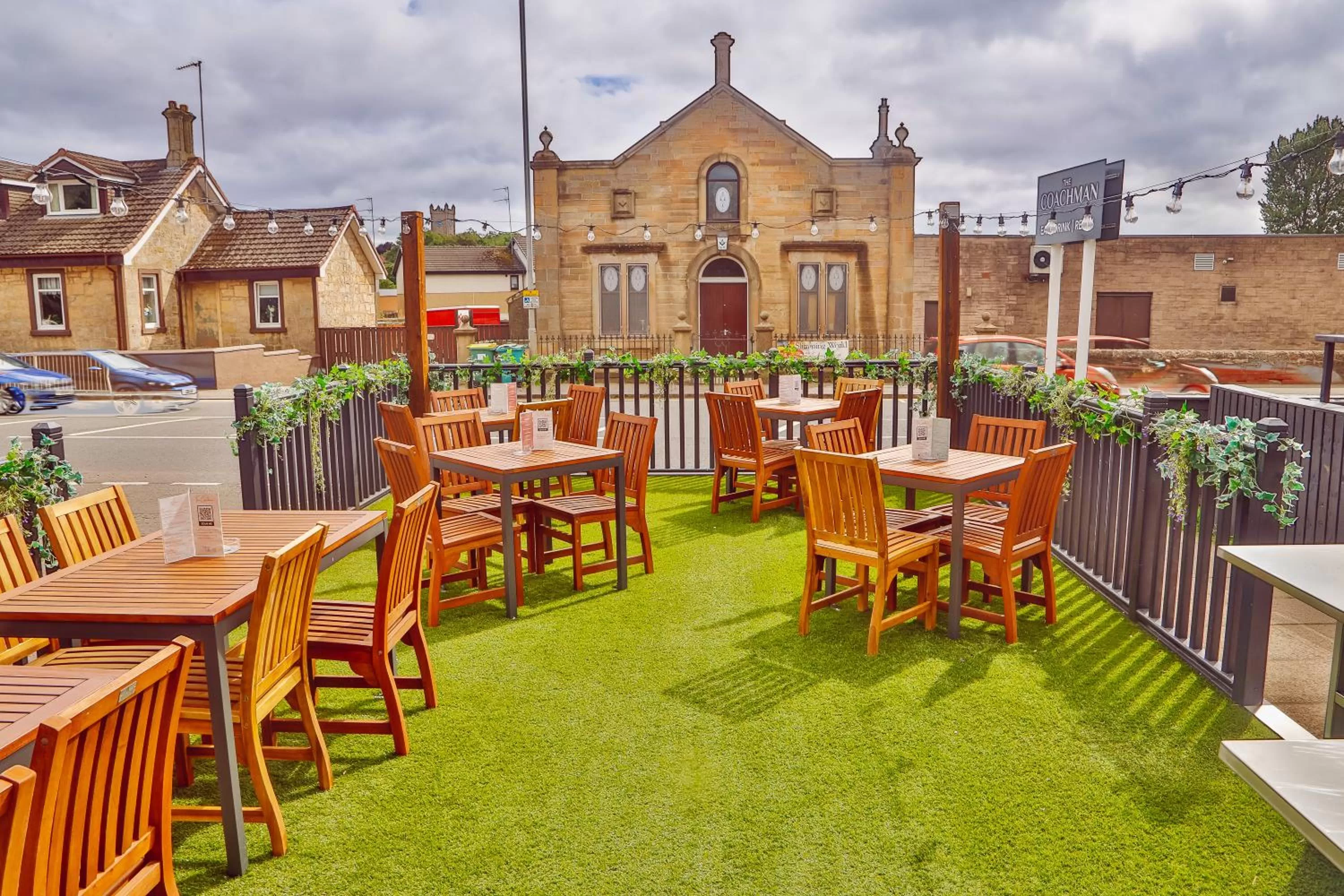 Patio in The Coachman Hotel