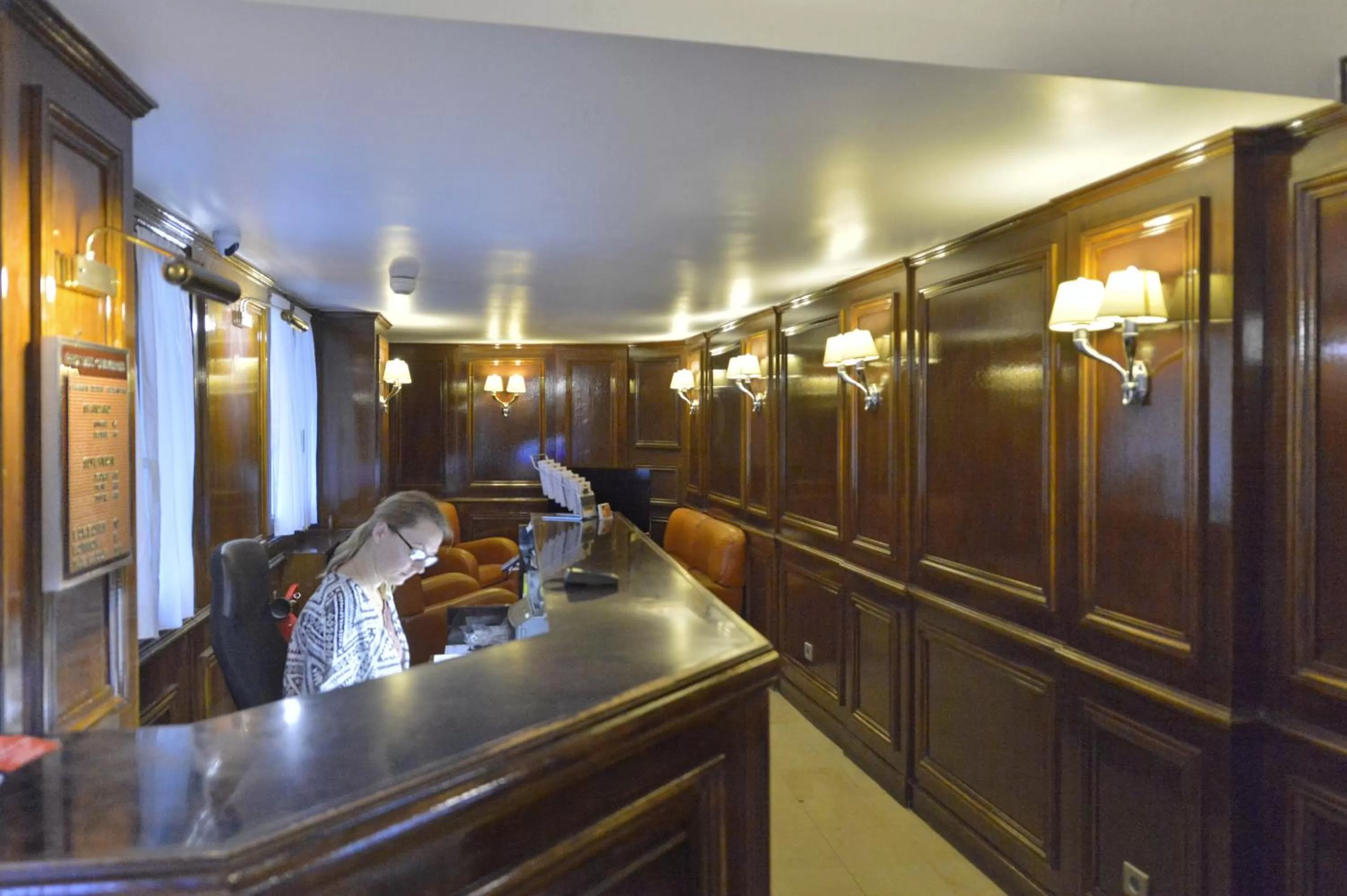 Lobby or reception in Hôtel Eugénie