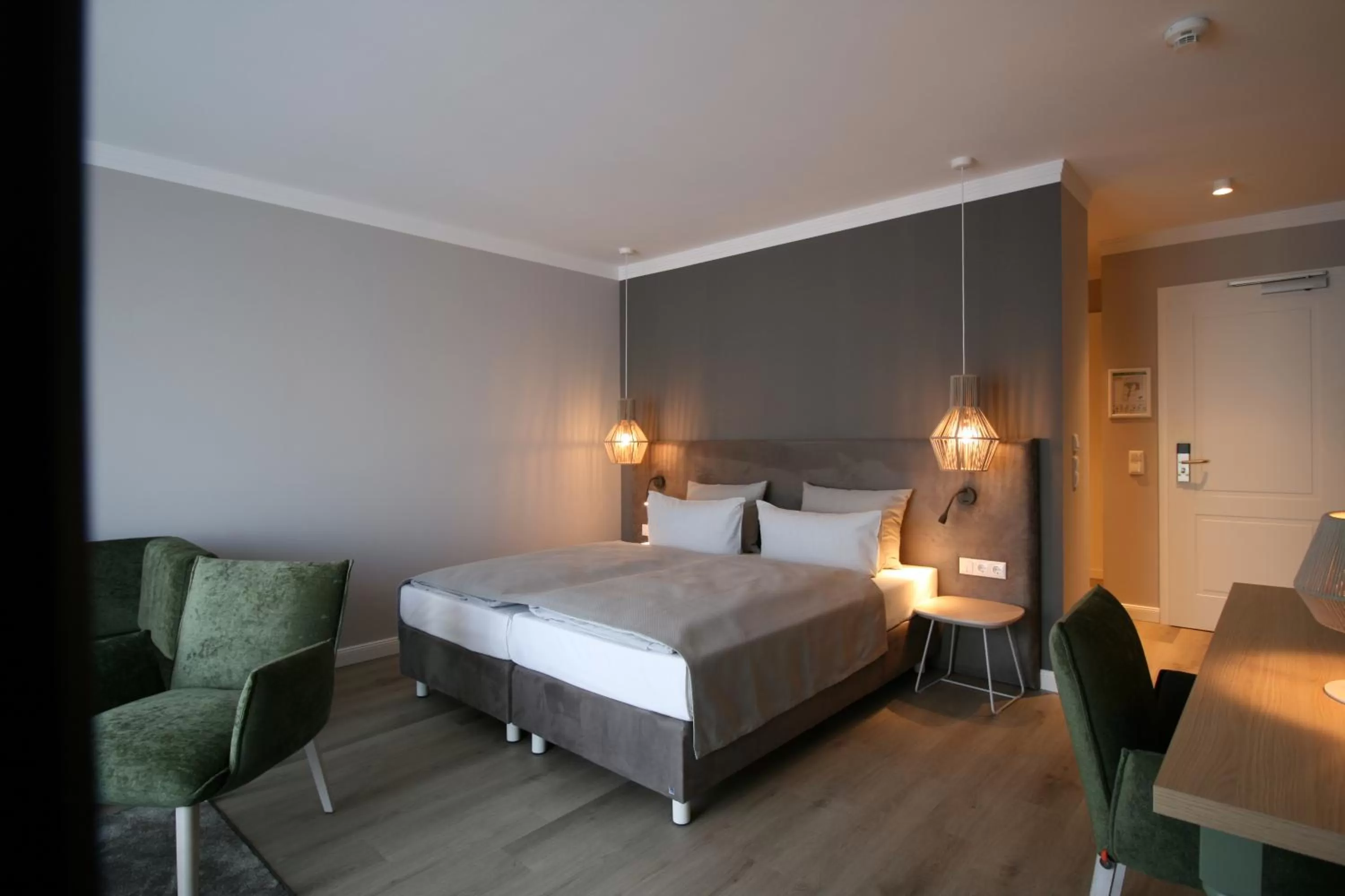 Bed in Landhotel Rittmeister & Kräuter-SPA Adults Only