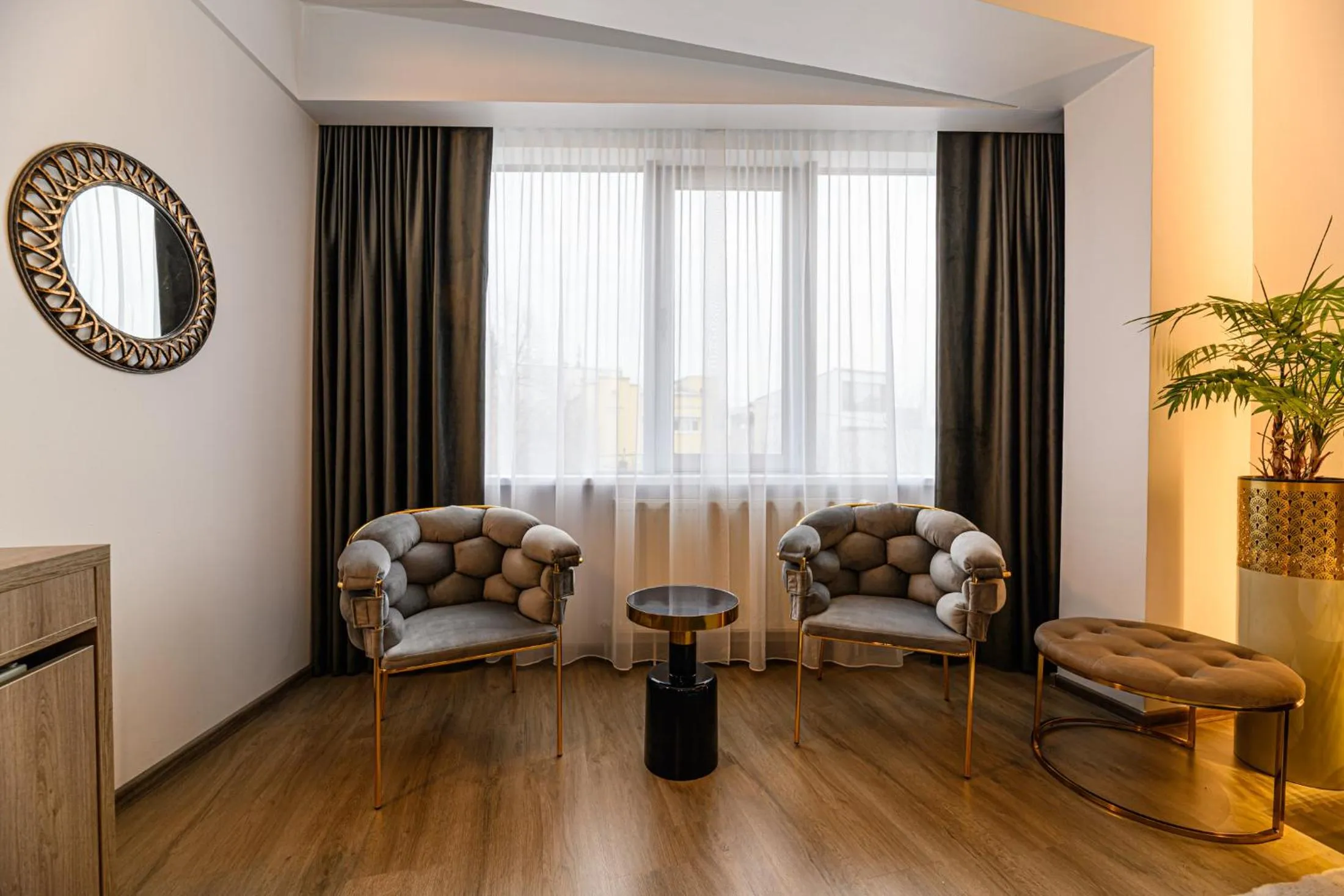 Seating area in Unique Boutique