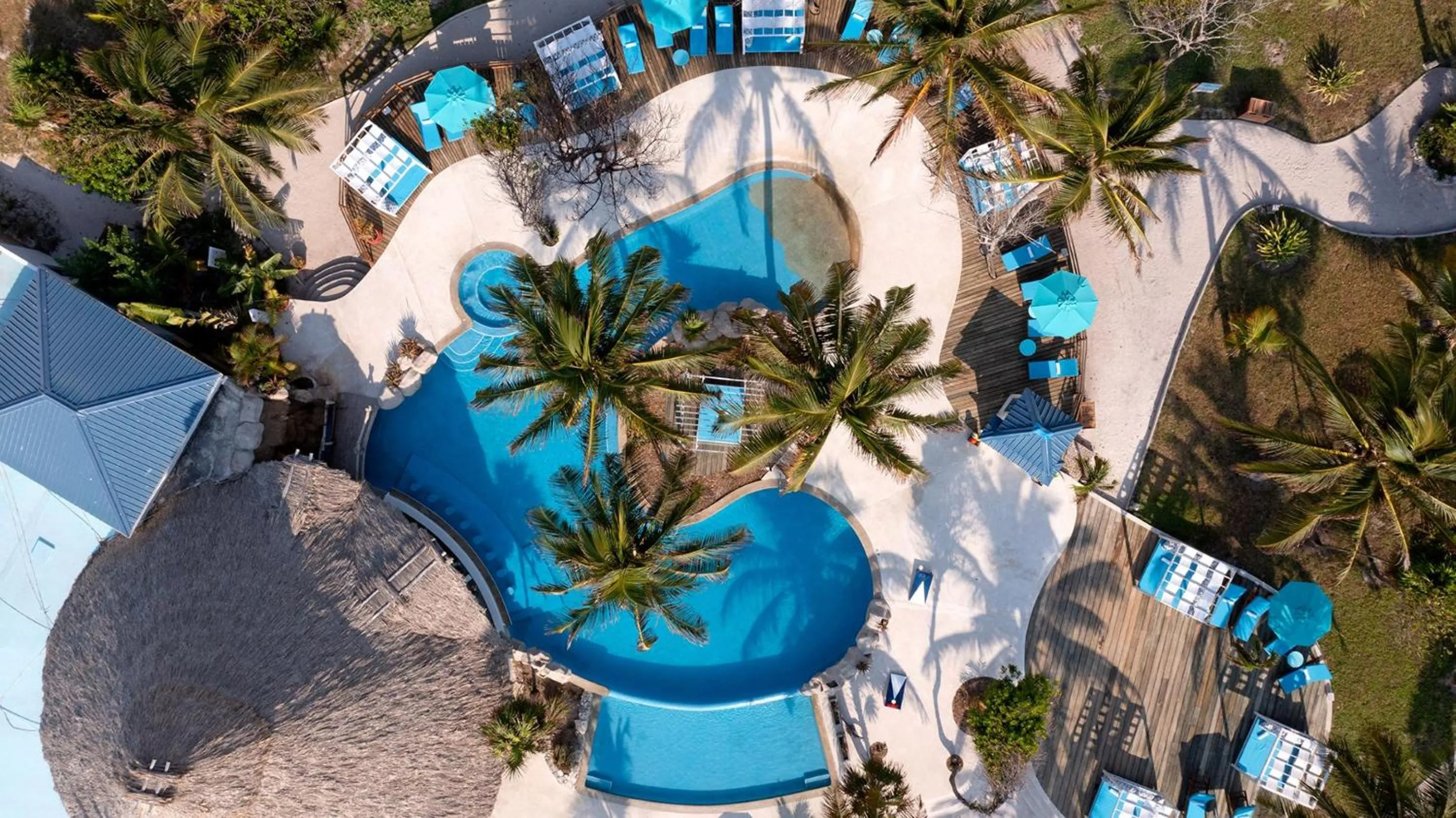Bird's eye view in Margaritaville Beach Resort Ambergris Caye - Belize
