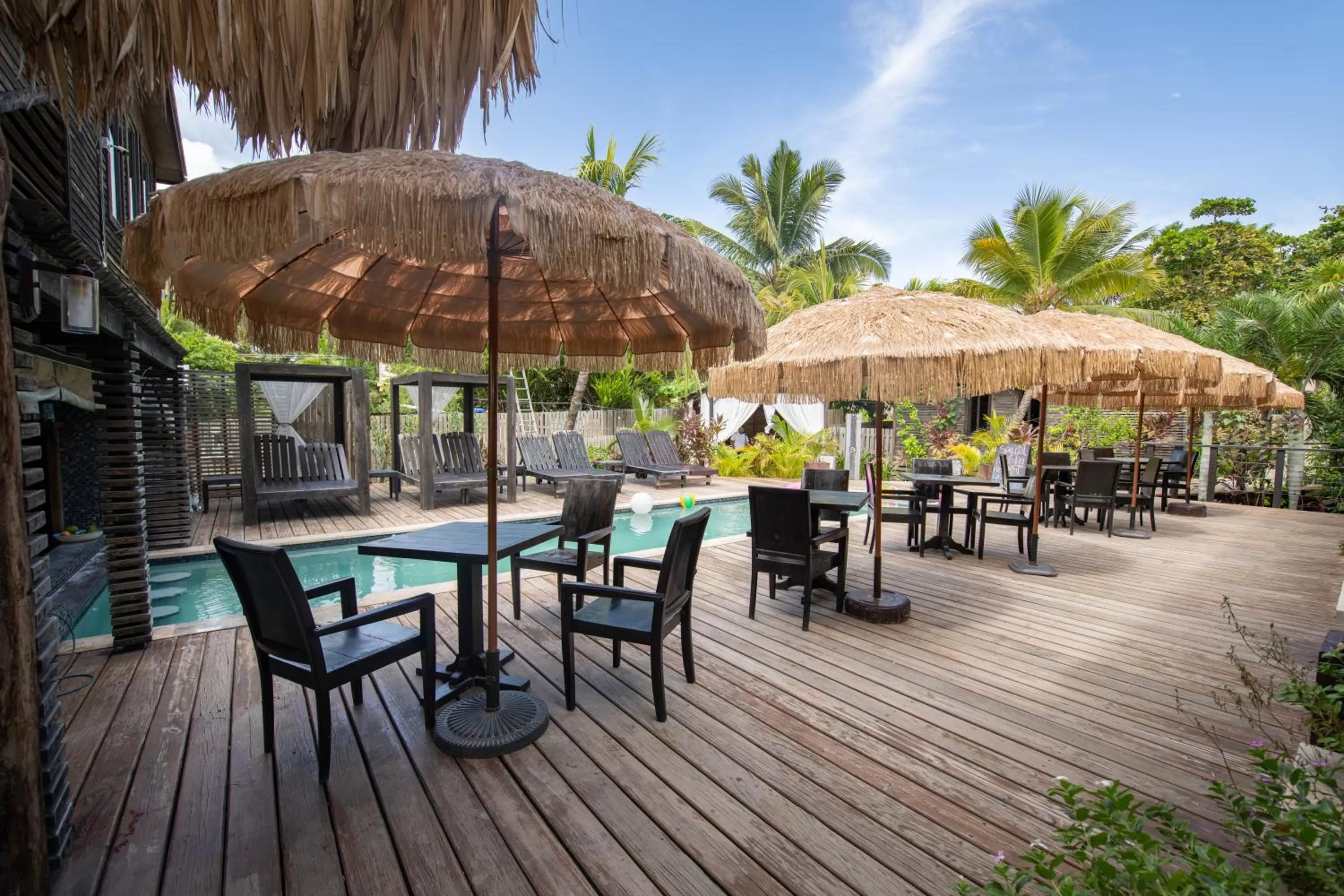 Patio in PUR Boutique Cabanas, Adults Only