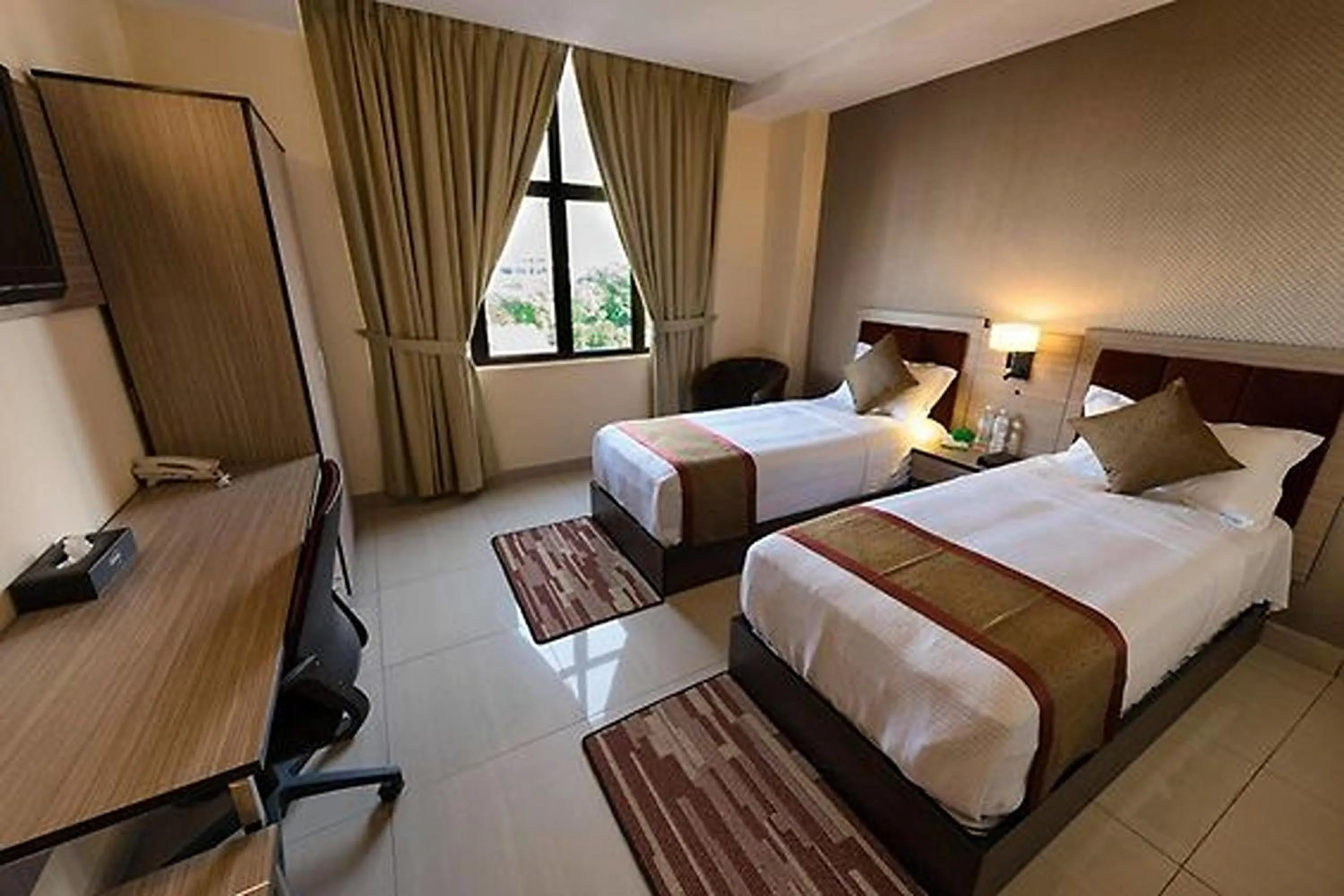 Bed in Dolphin Hotel, Chow Kit Kuala Lumpur