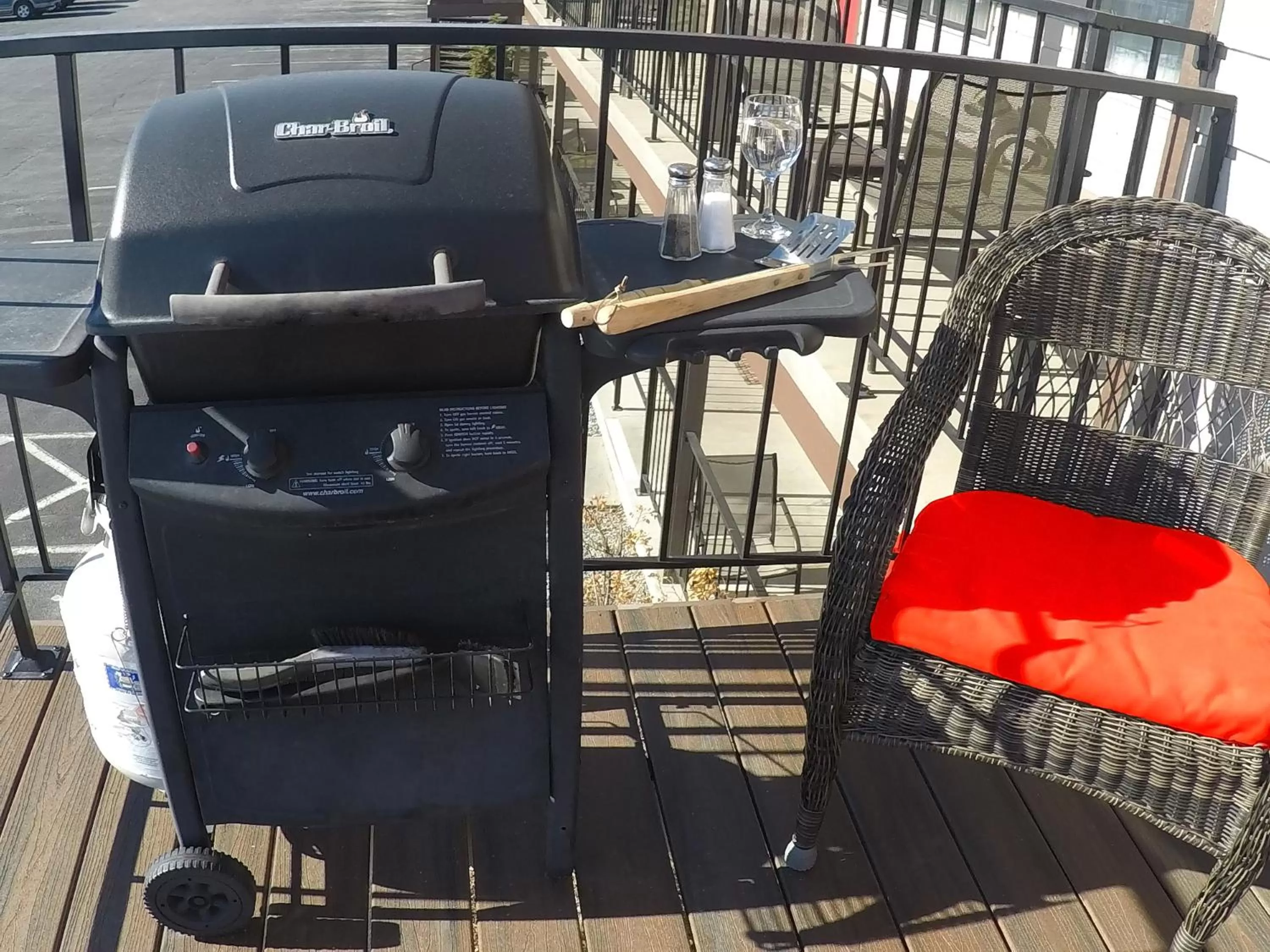 BBQ facilities in Mountain View Lodge