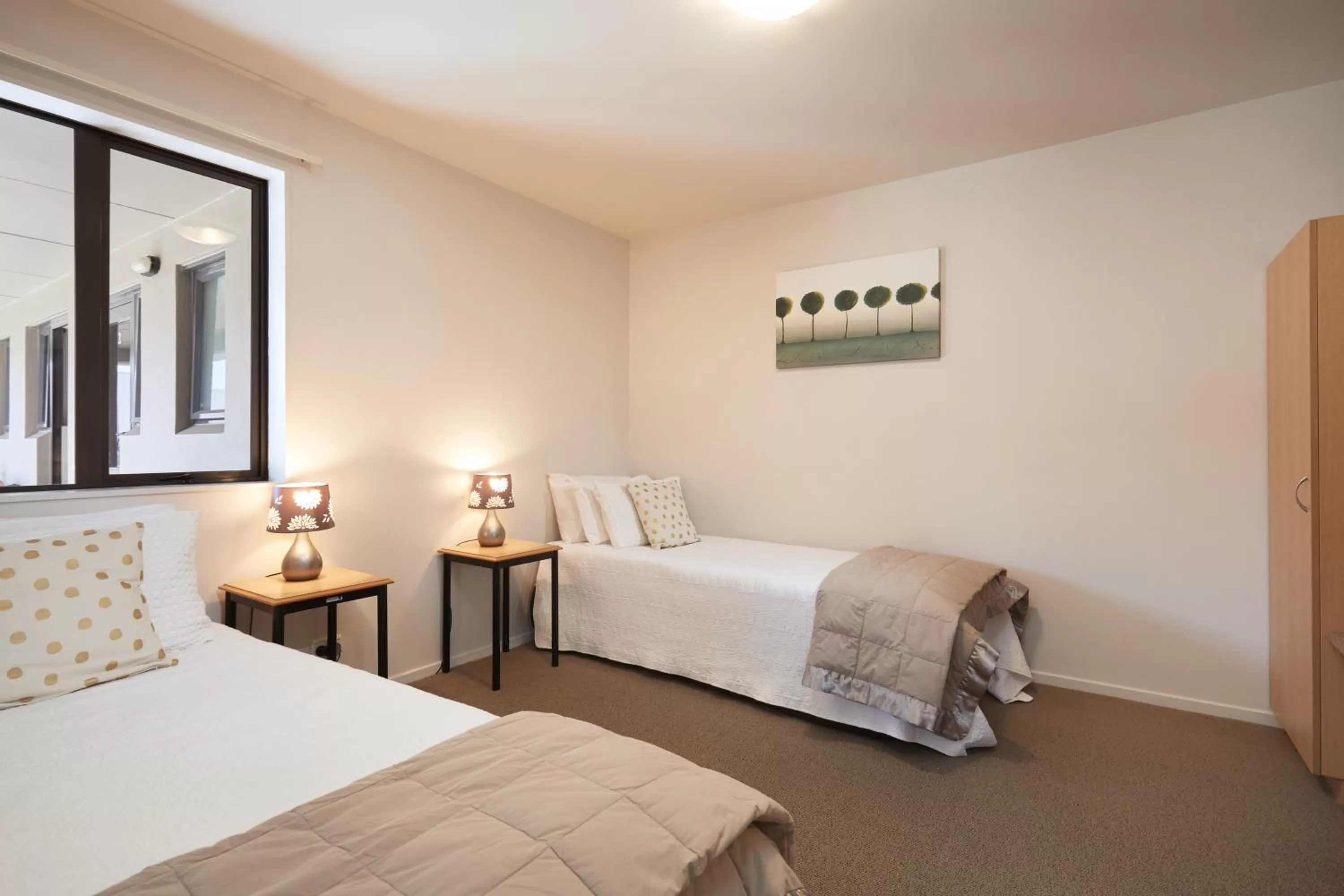 Bedroom, Bed in Blenheim Palms Motel