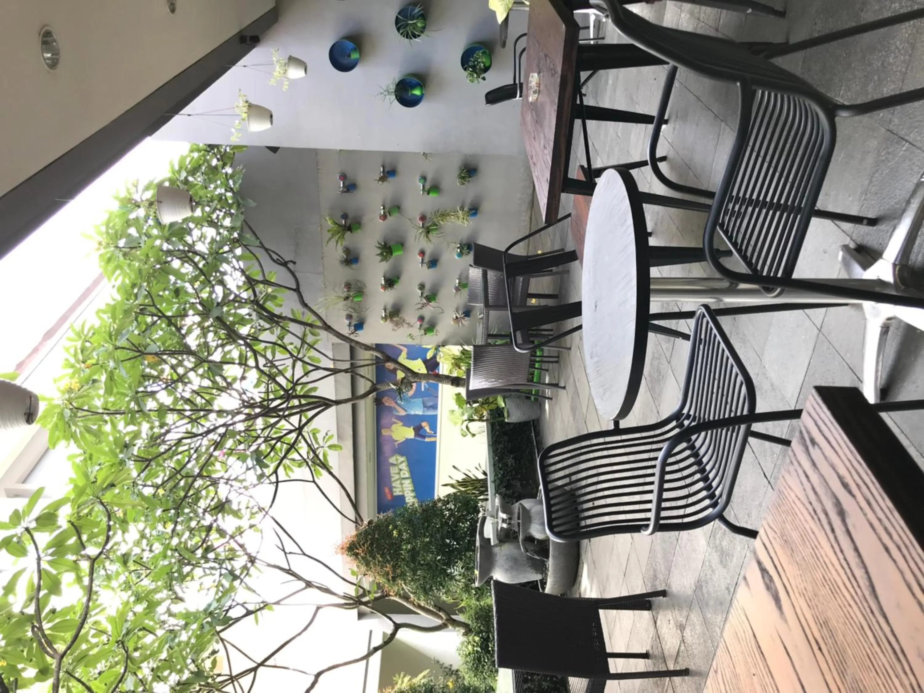 Garden in POP! Hotel Sangaji Yogyakarta