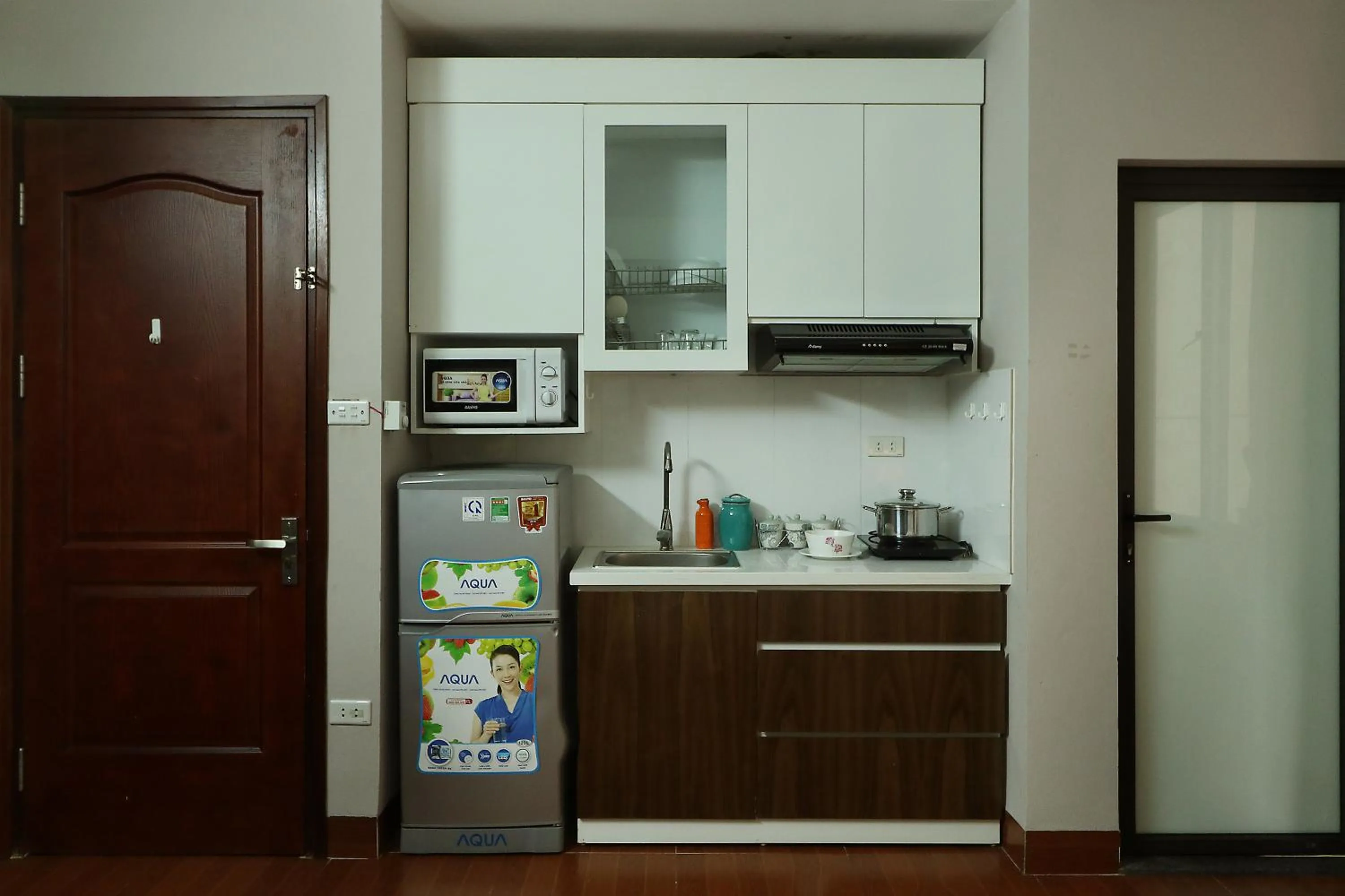 Kitchen or kitchenette in ISTAY Hotel Apartment 1