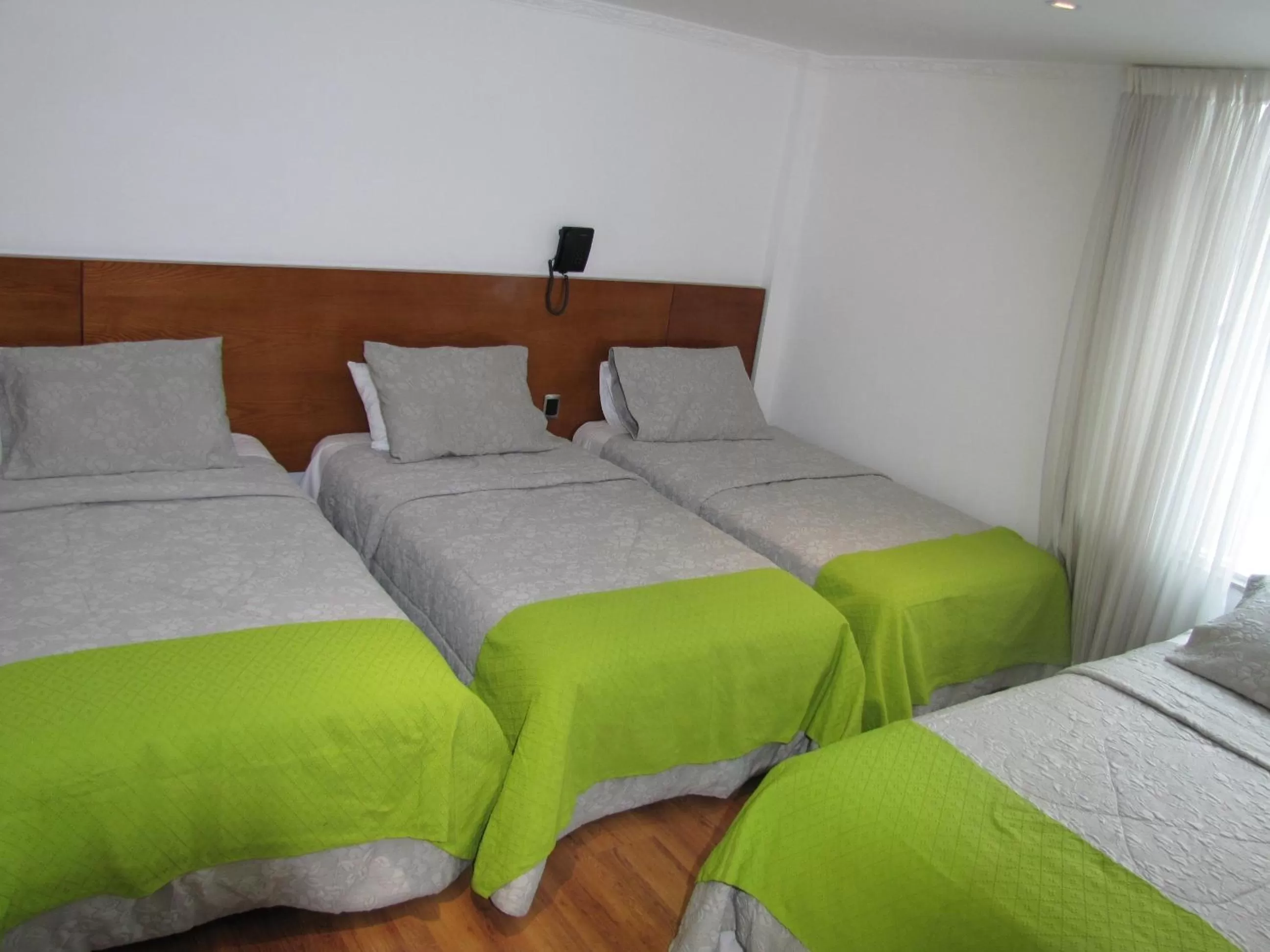 Decorative detail, Bed in Hotel Casa Mahanaim Colferias, Bogotá