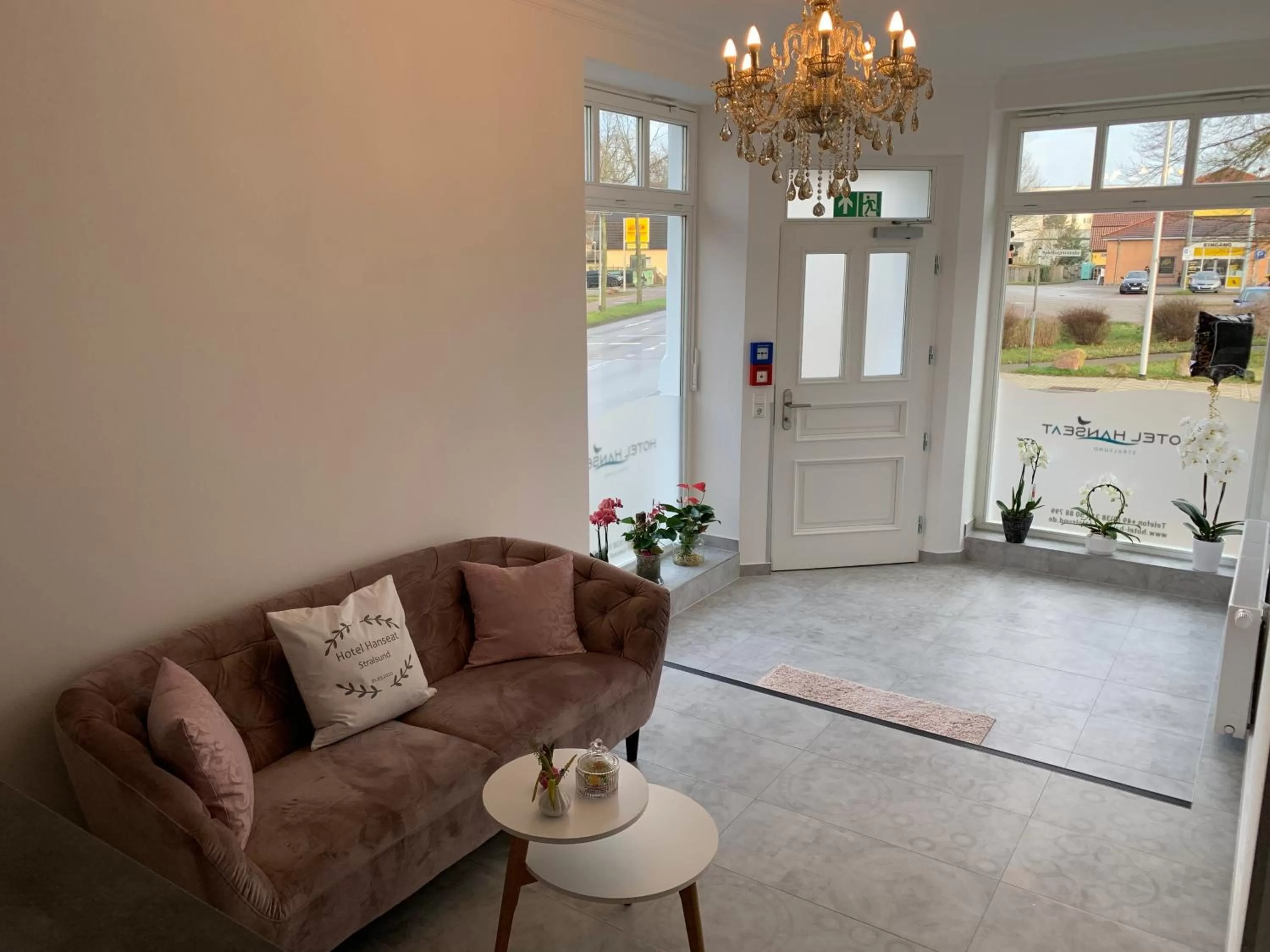 Lobby or reception in Hotel Hanseat Stralsund