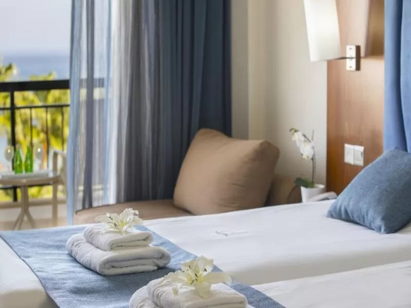 Bed in Anastasia Waterpark Beach Resort