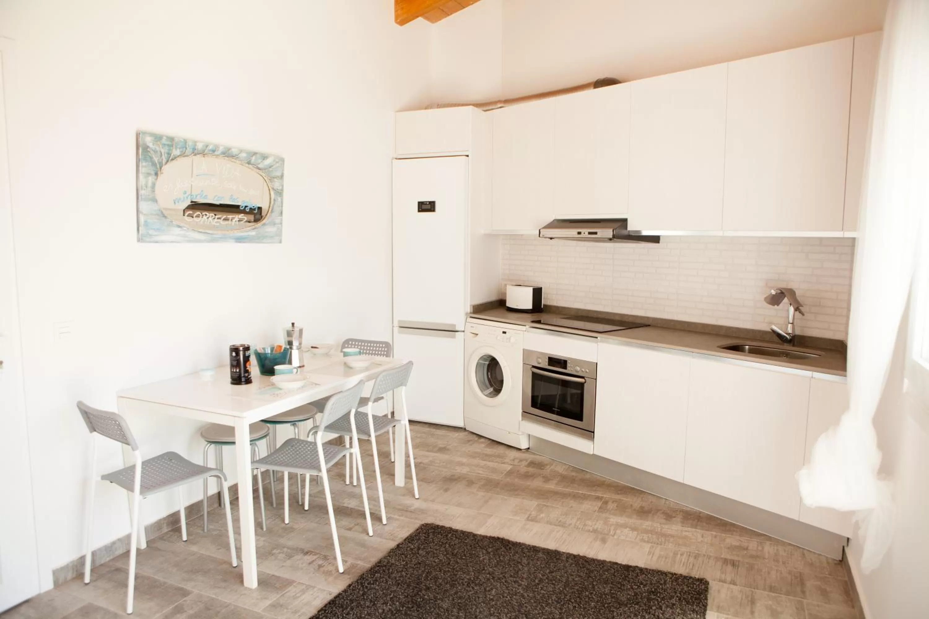 Kitchen or kitchenette in Casa Rural Txokoetxe