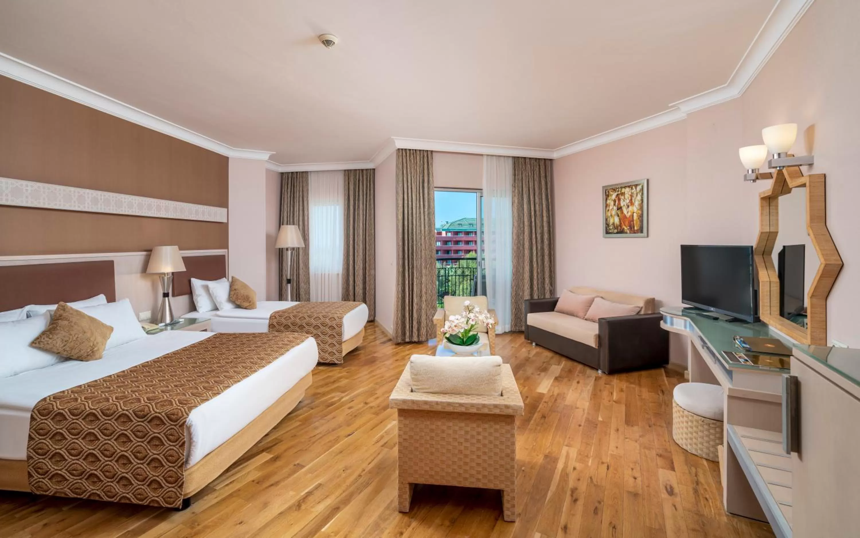 Photo of the whole room, Bed in Mukarnas Spa & Resort Hotel