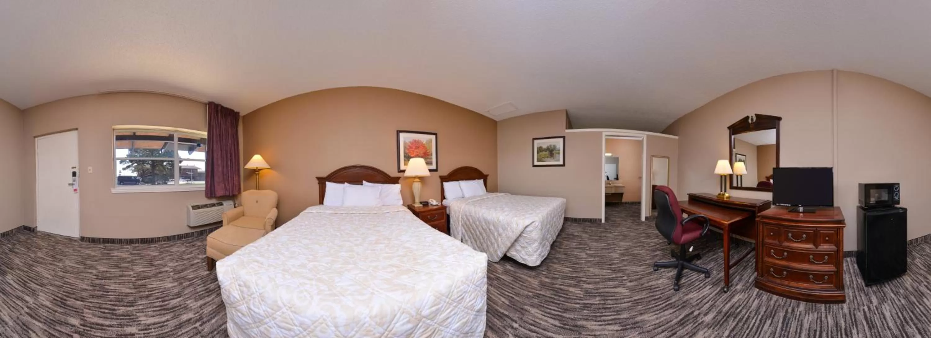 Bed in Ranch House Motel