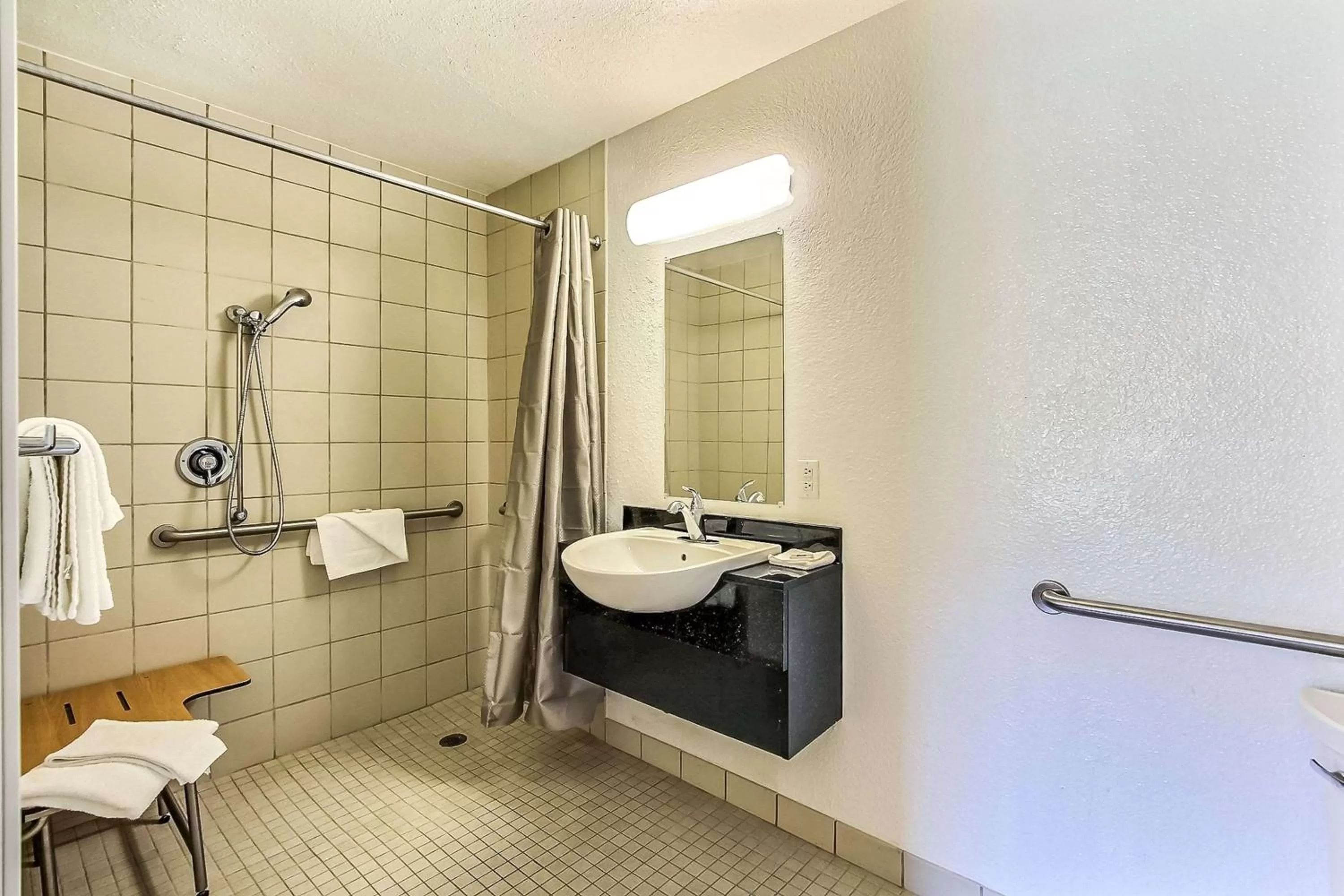 Shower in Motel 6-Fremont, CA - North