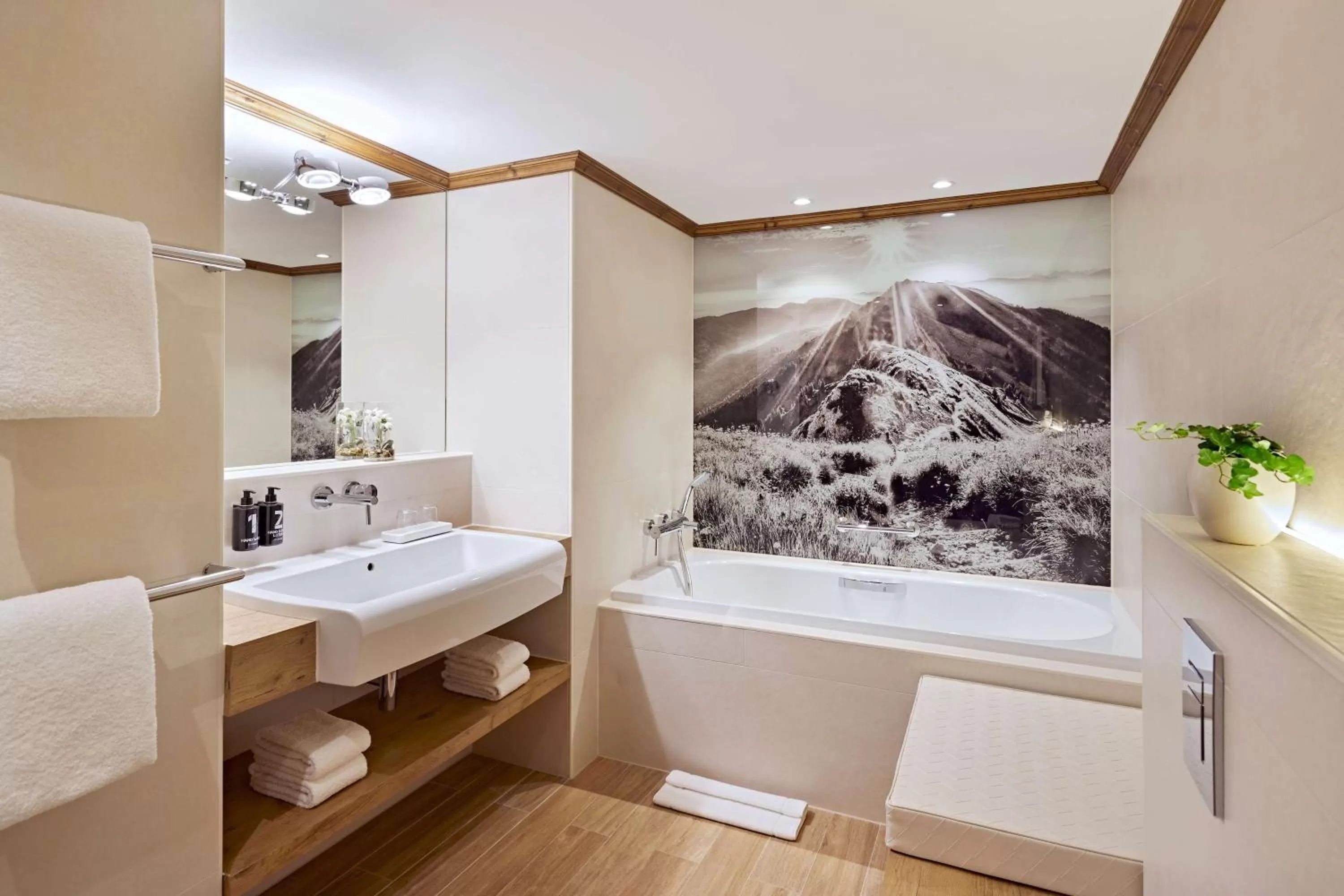 Bathroom in Parkhotel Oberstaufen