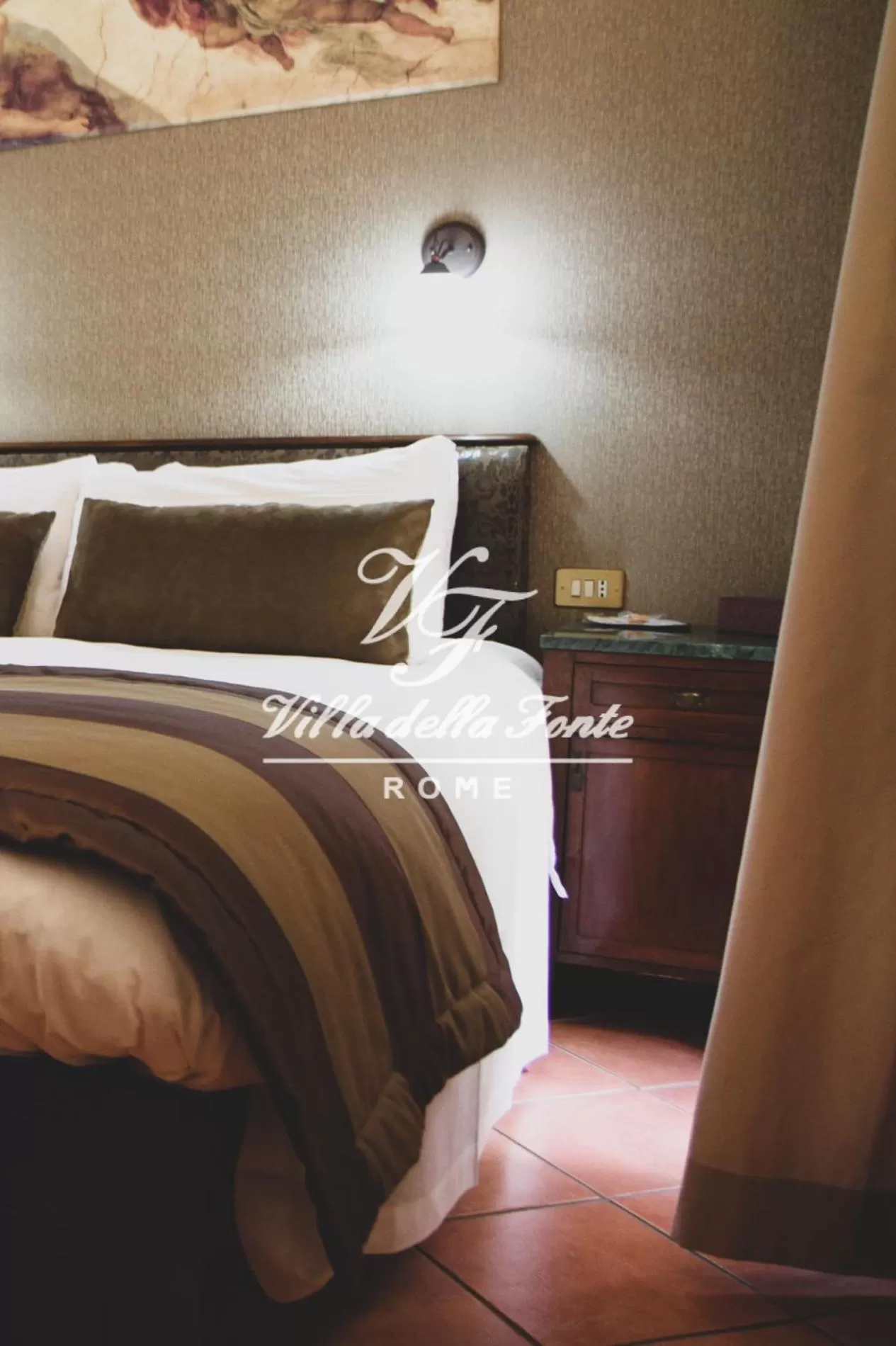 Bed in Villa della Fonte